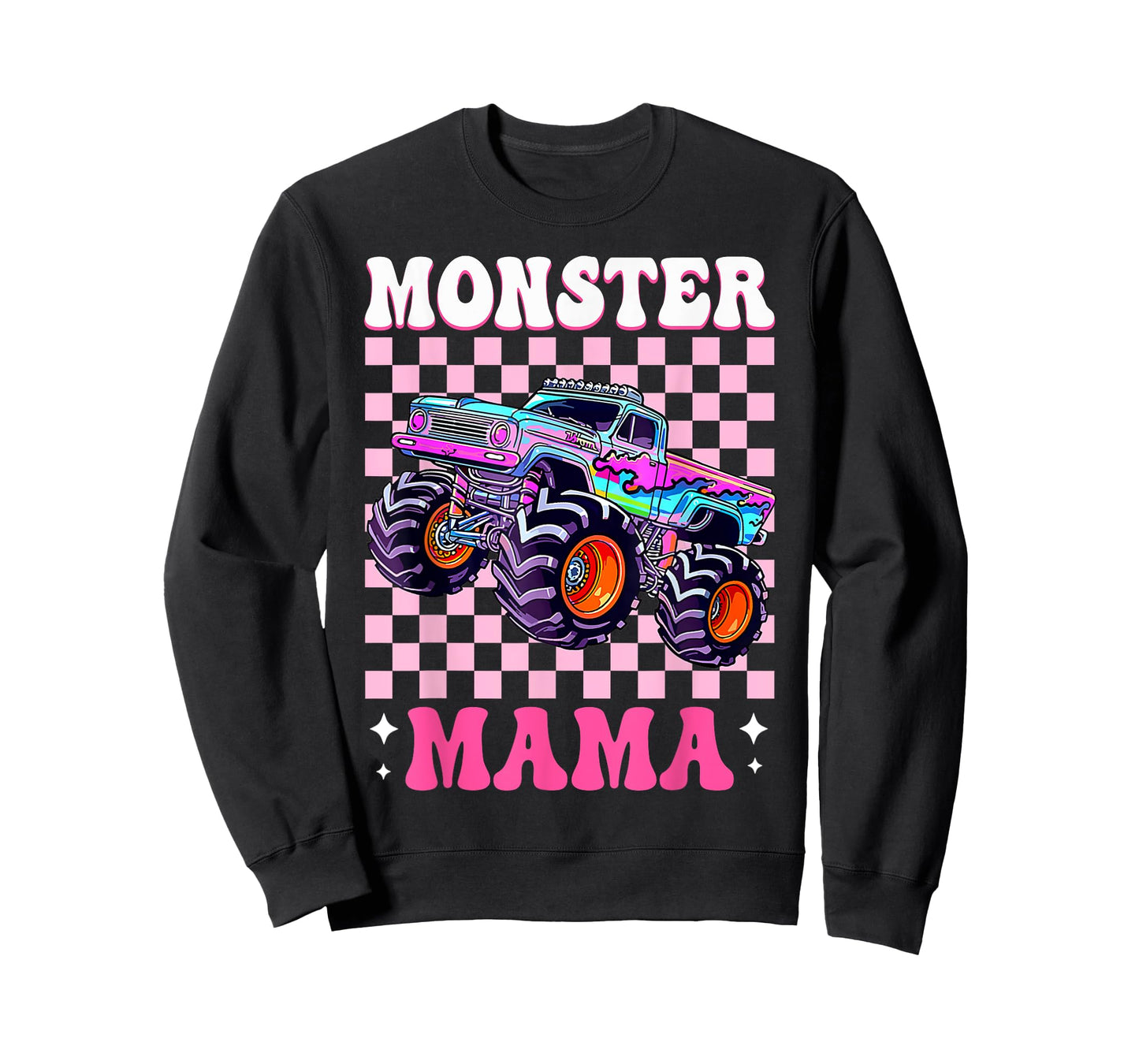 Monster Truck Mama Shirt Monster Truck Mom Family Matching T-Shirt