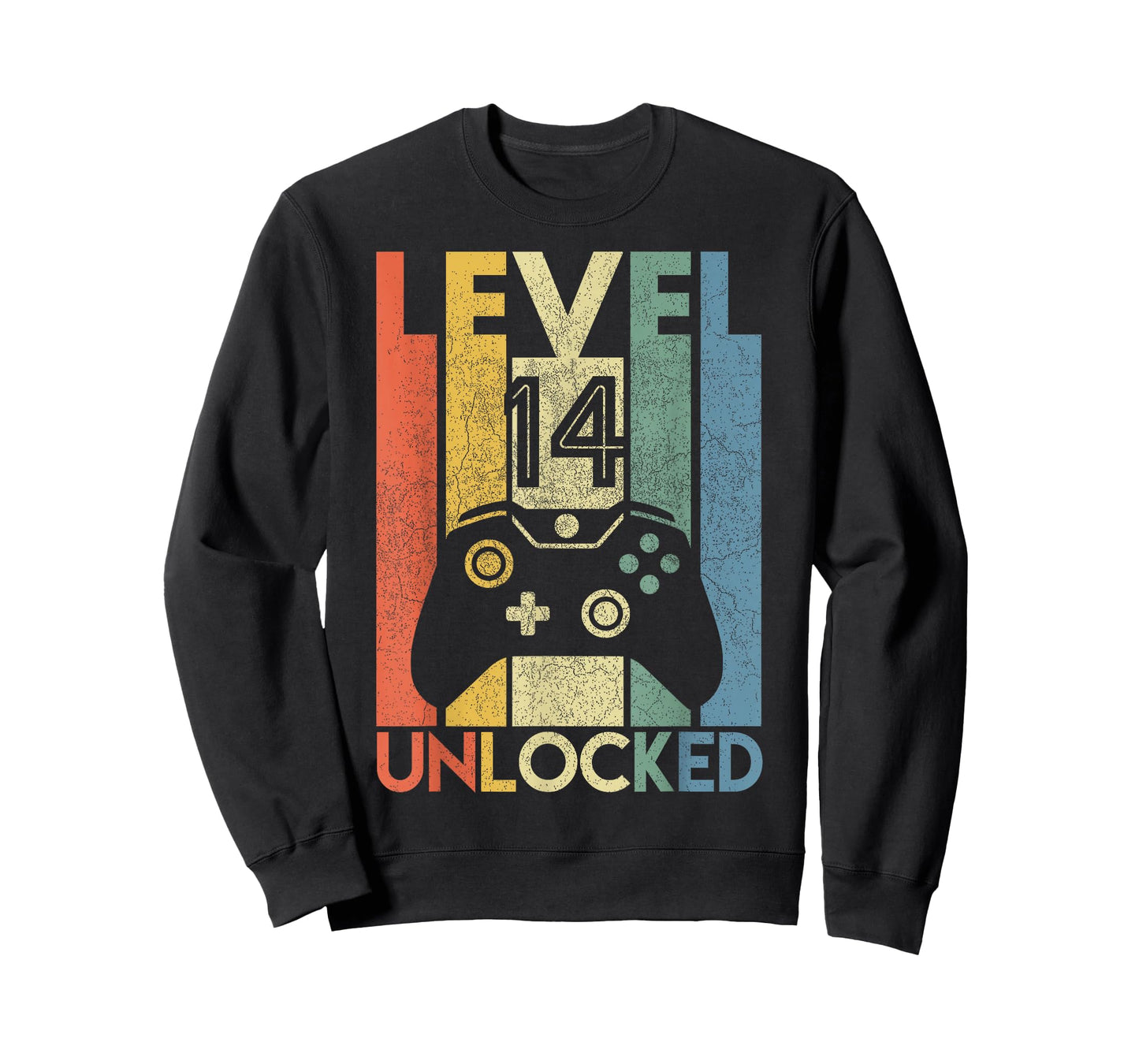 Level 14 Unlocked Shirt Funny Video Gamer 14th Birthday Gift T-Shirt