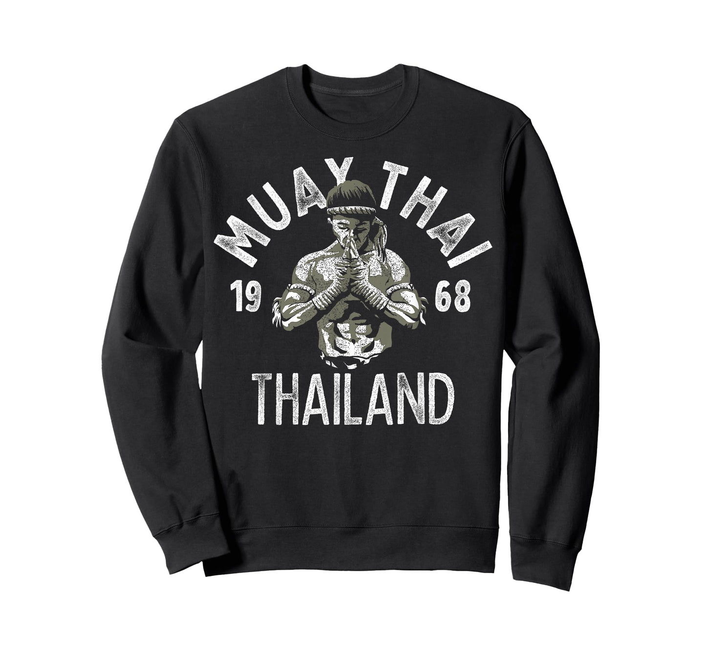 Muay Thai Thailand Vintage Tiger Fighter Training Gift T-Shirt