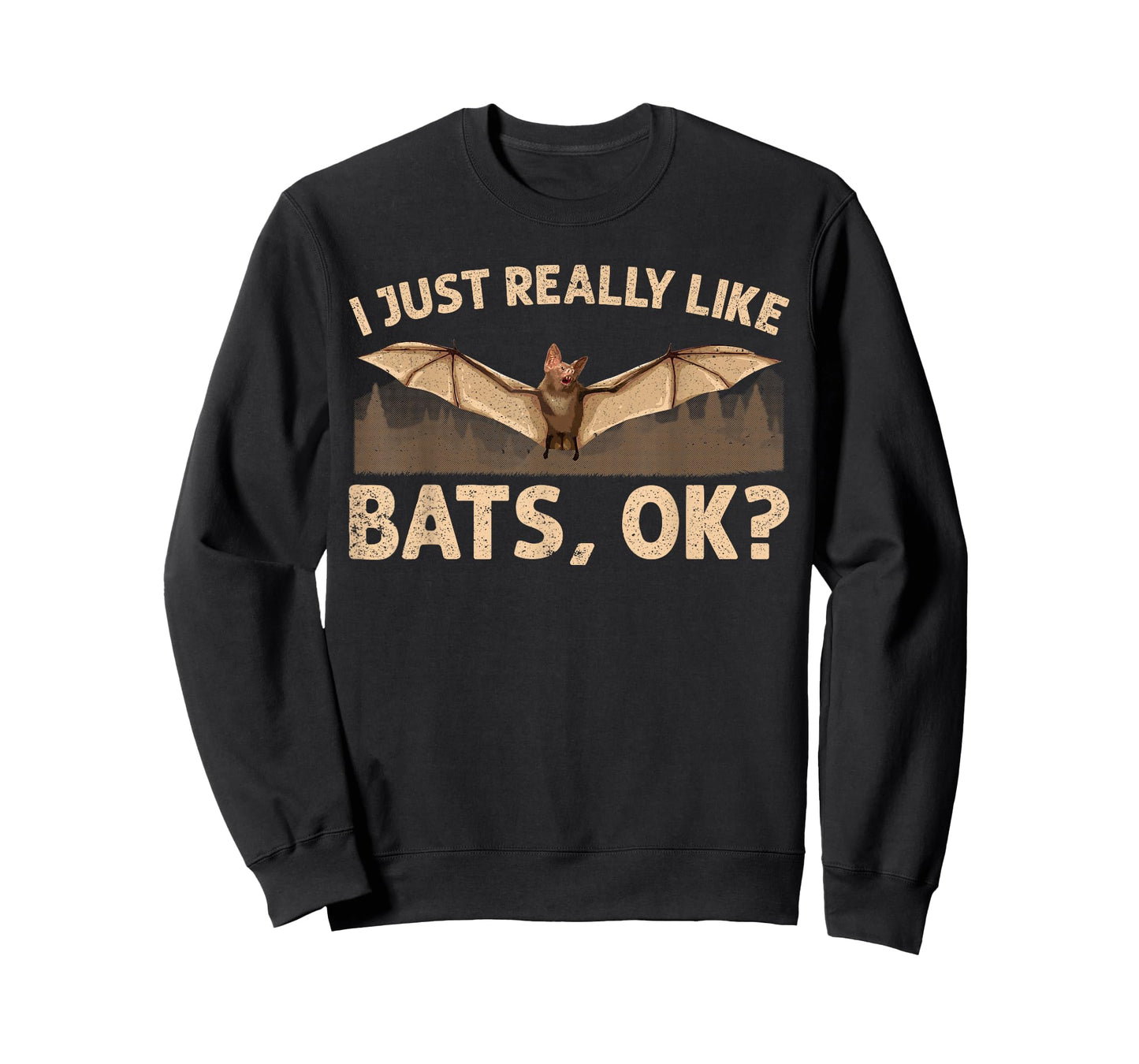 Cute Bat Design For Men Women Nocturnal Animal Bat Lovers T-Shirt