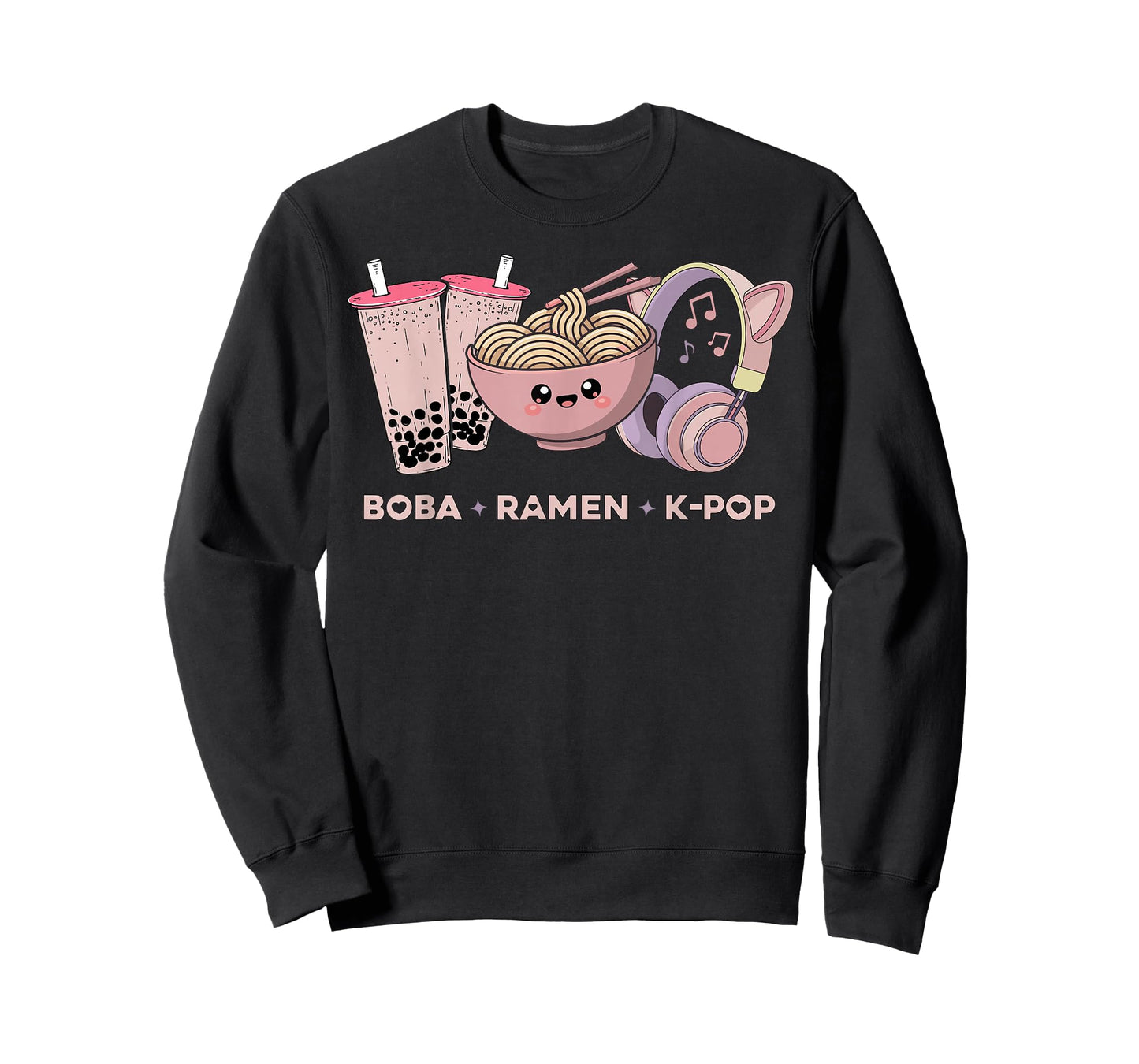 Kawaii Kpop Boba Ramen K-Pop Anime K Pop T-Shirt