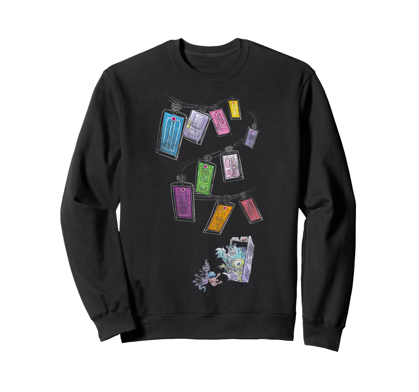 Disney Pixar Monsters Inc. Door Sketch T-Shirt