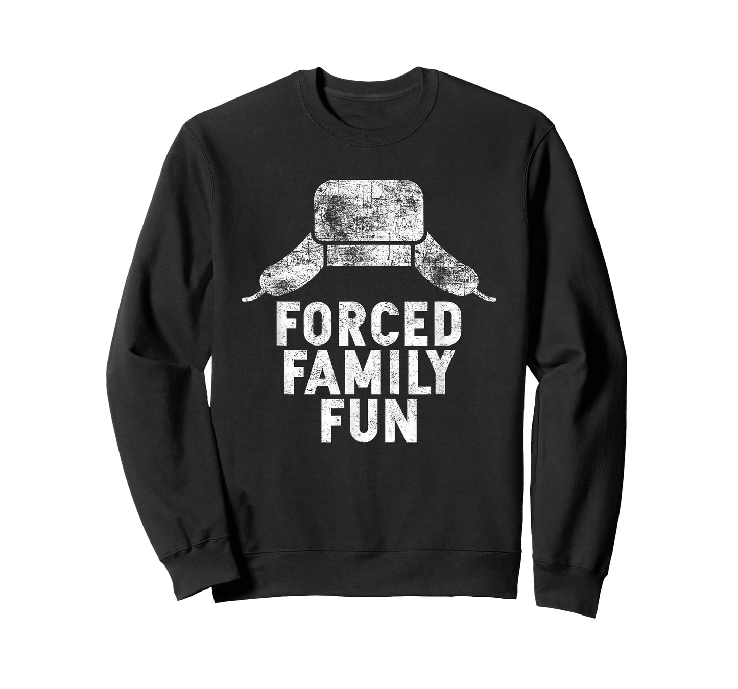 Forced Family Fun Holiday Apparel and Gift Unisex-Adults Red Thanksgiving T-Shirt
