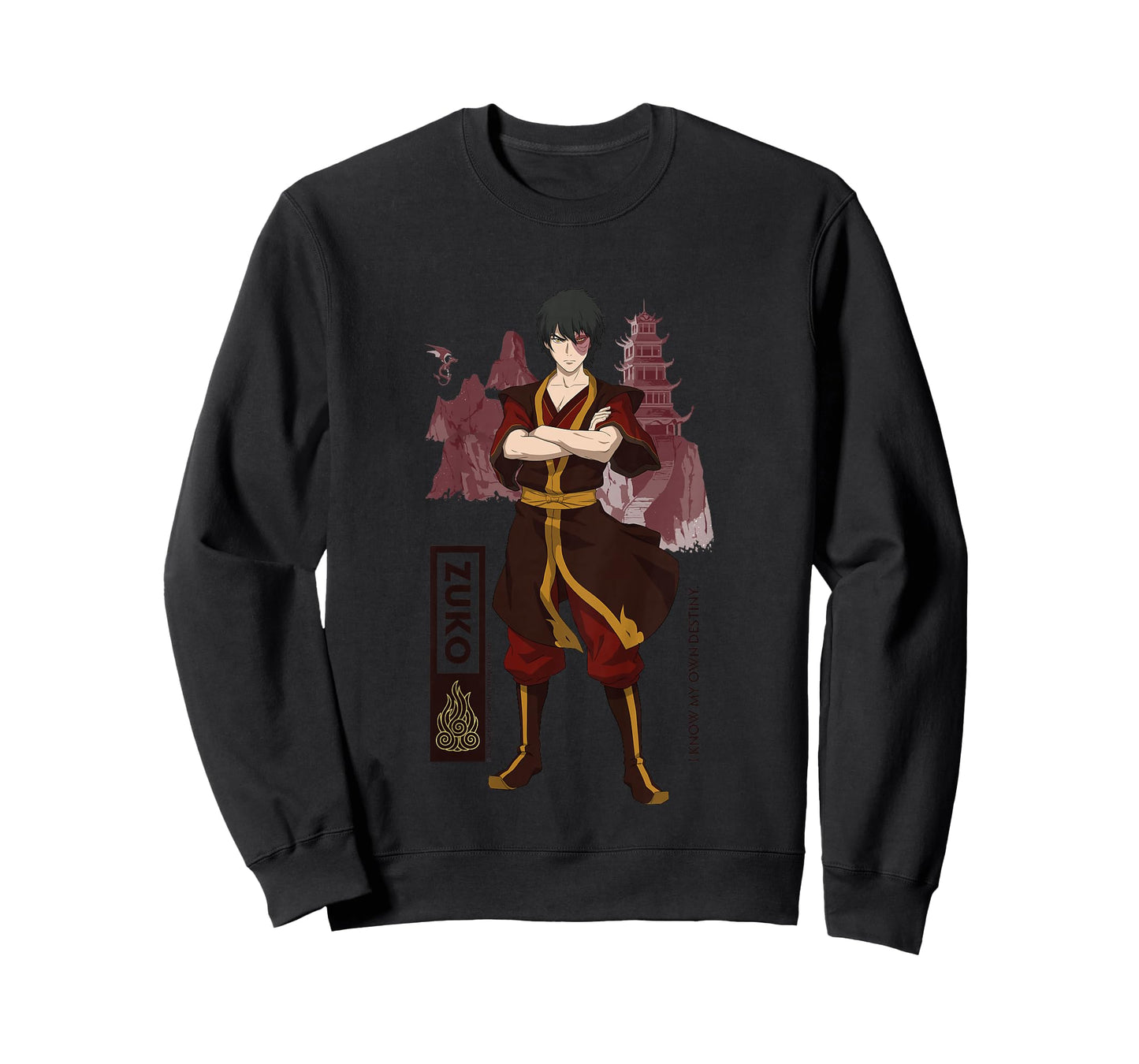 Avatar The Last Airbender Zuko Fire Destiny Quote Kids T-Shirt