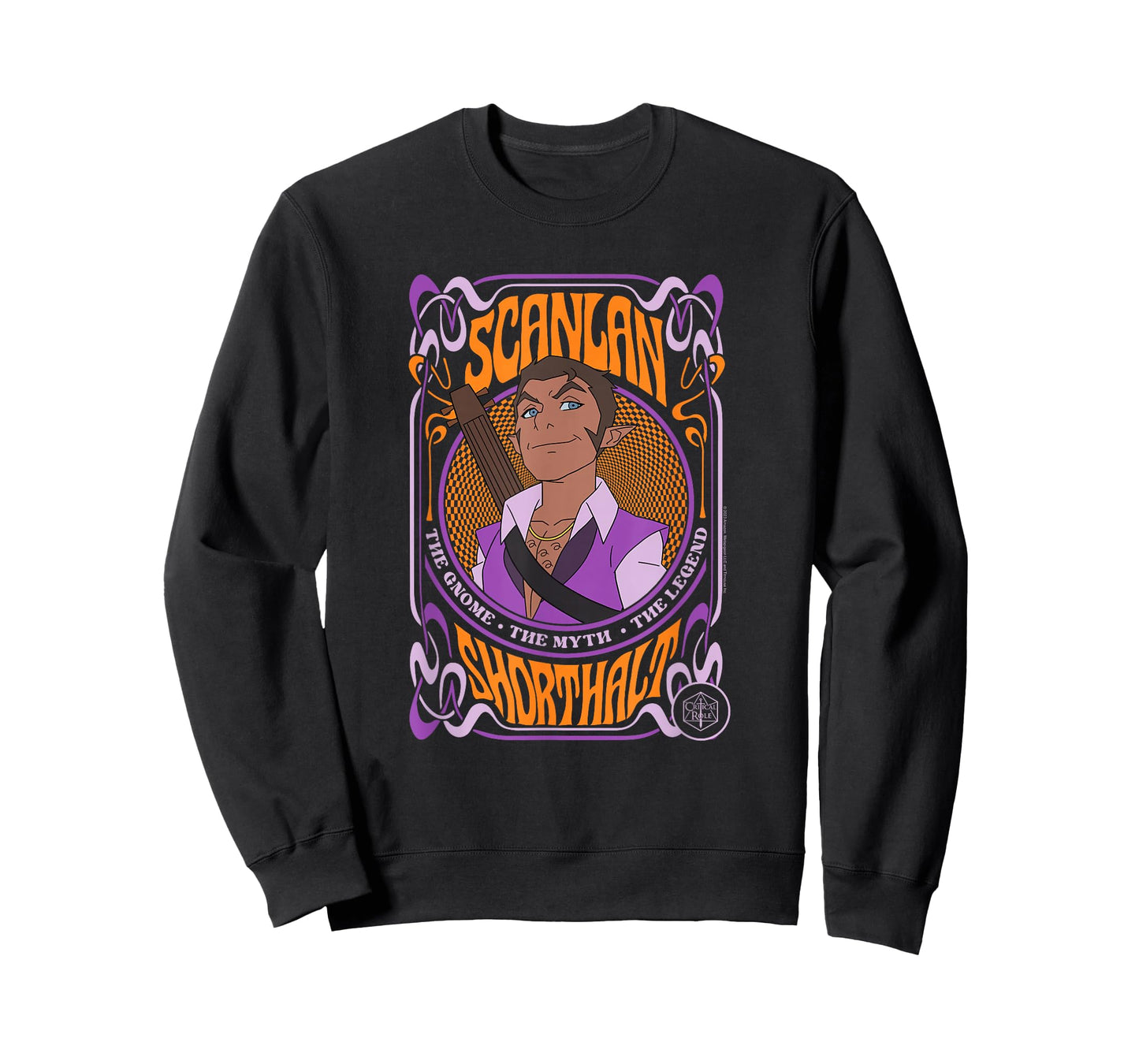 The Legend of Vox Machina Scanlan Psychedelic Frame T-Shirt
