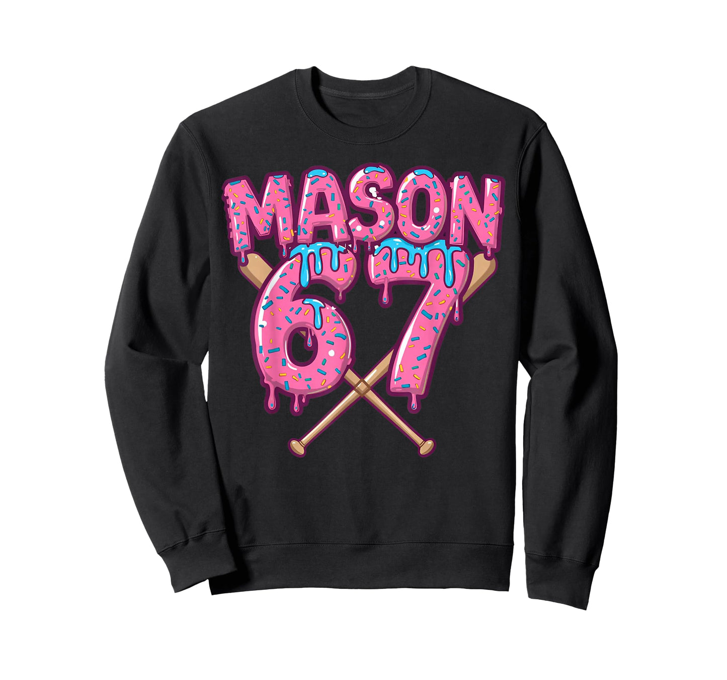 Six Seven Ice Cream Drip Sport 67 Fun Mason Meme T-Shirt