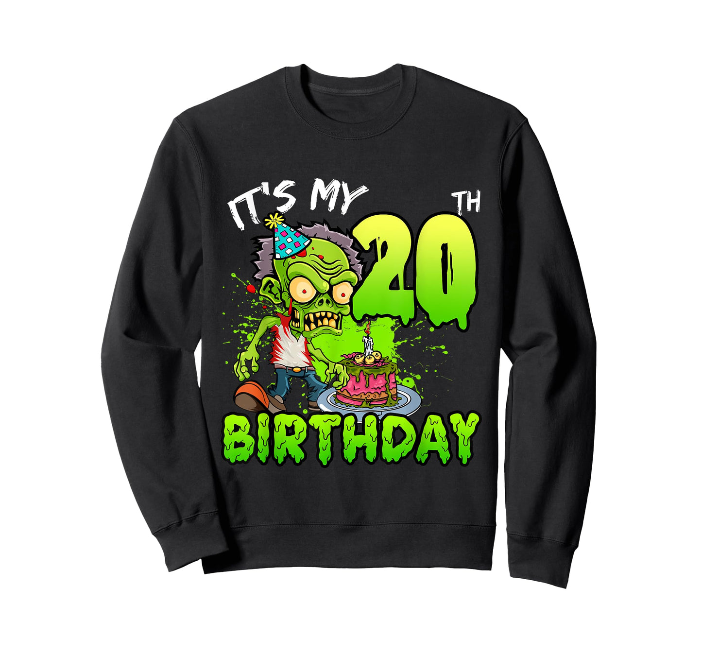 It's My 20th Birthday Zombie Lover 20 Year Old Boys Girls T-Shirt