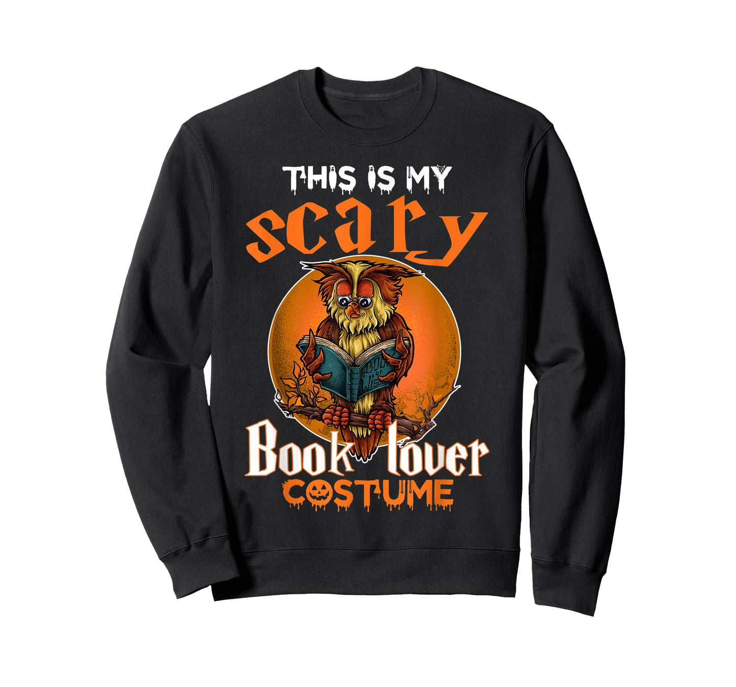 This Is My Scary Book Lover Halloween Costume For Men Women T-Shirt