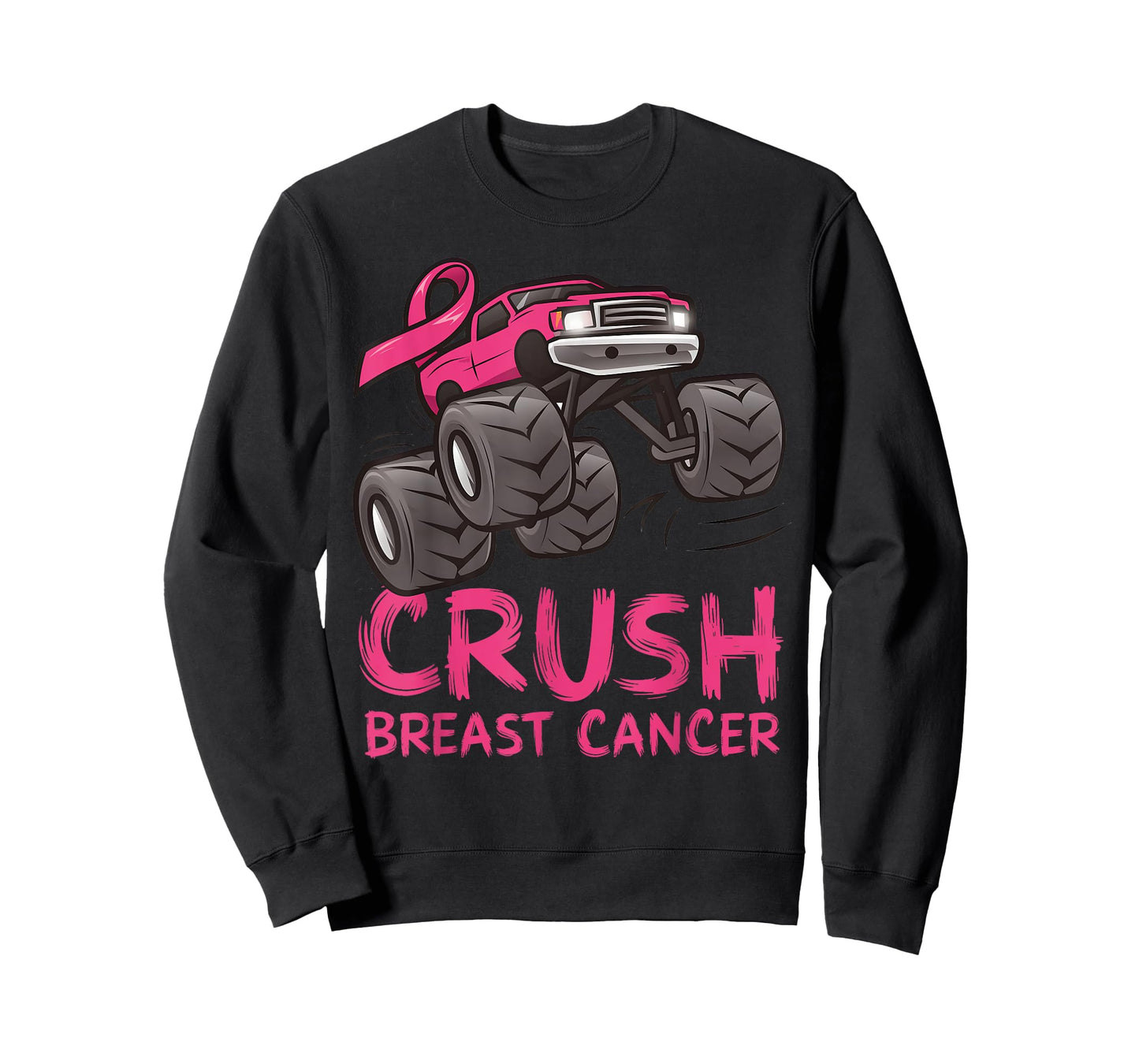Crush Breast Cancer Pink Ribbon Awareness For Kids T-Shirt