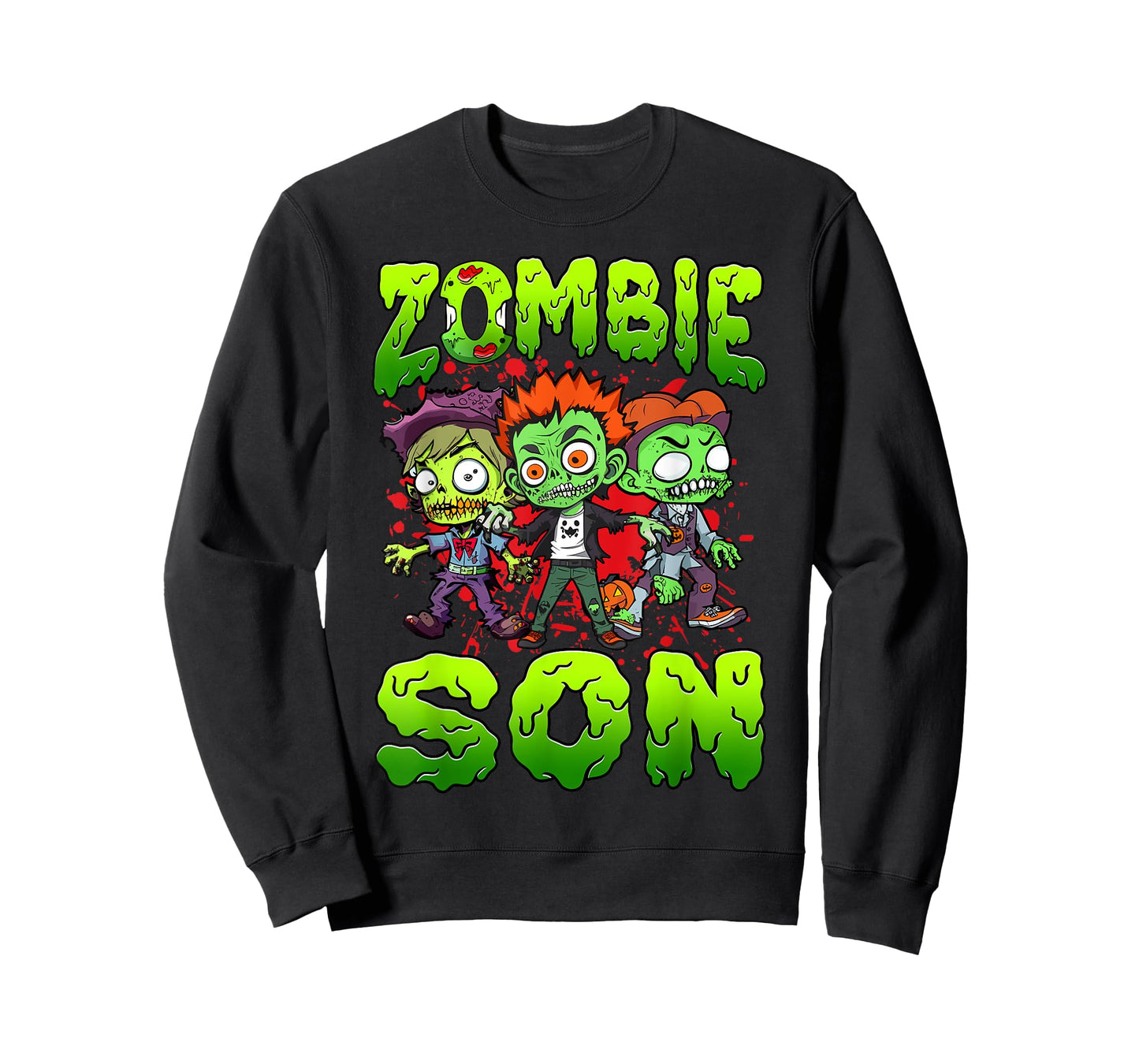 Zombie Son Halloween Costume Family Matching T-Shirt