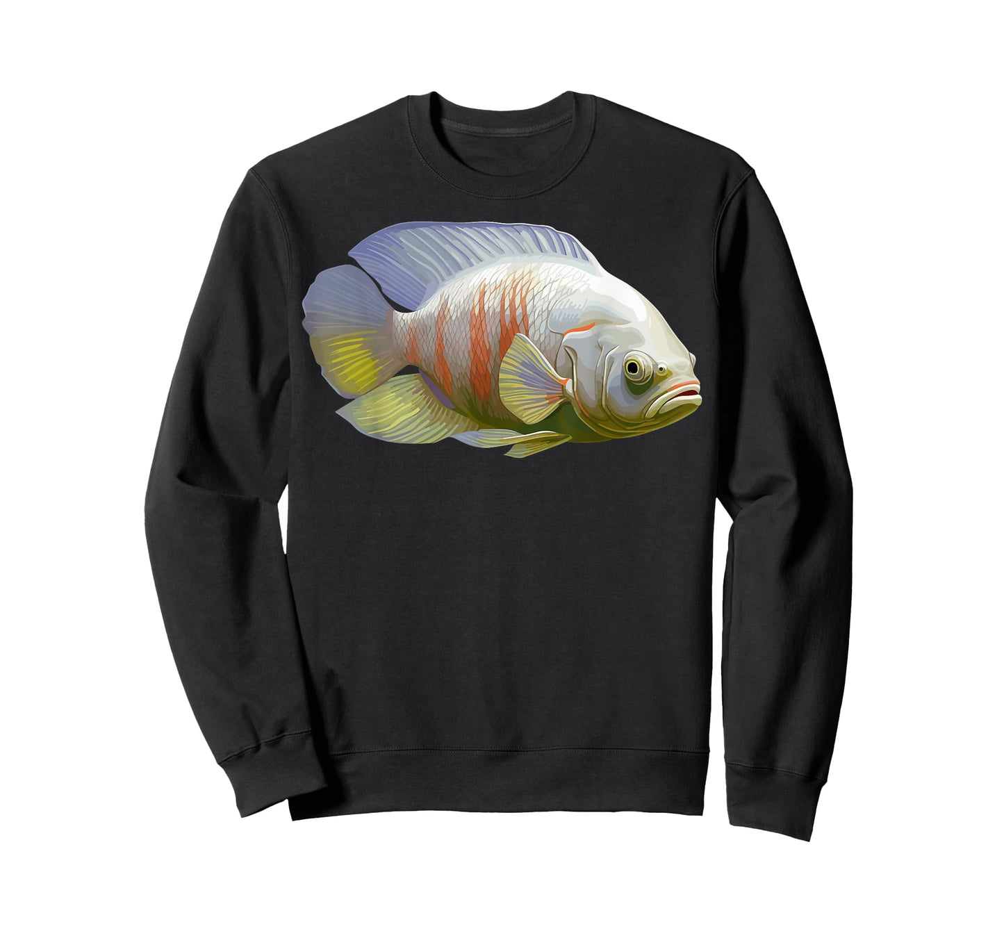 Albino Oscar Fish American Cichlid for Monster Fish T-Shirt