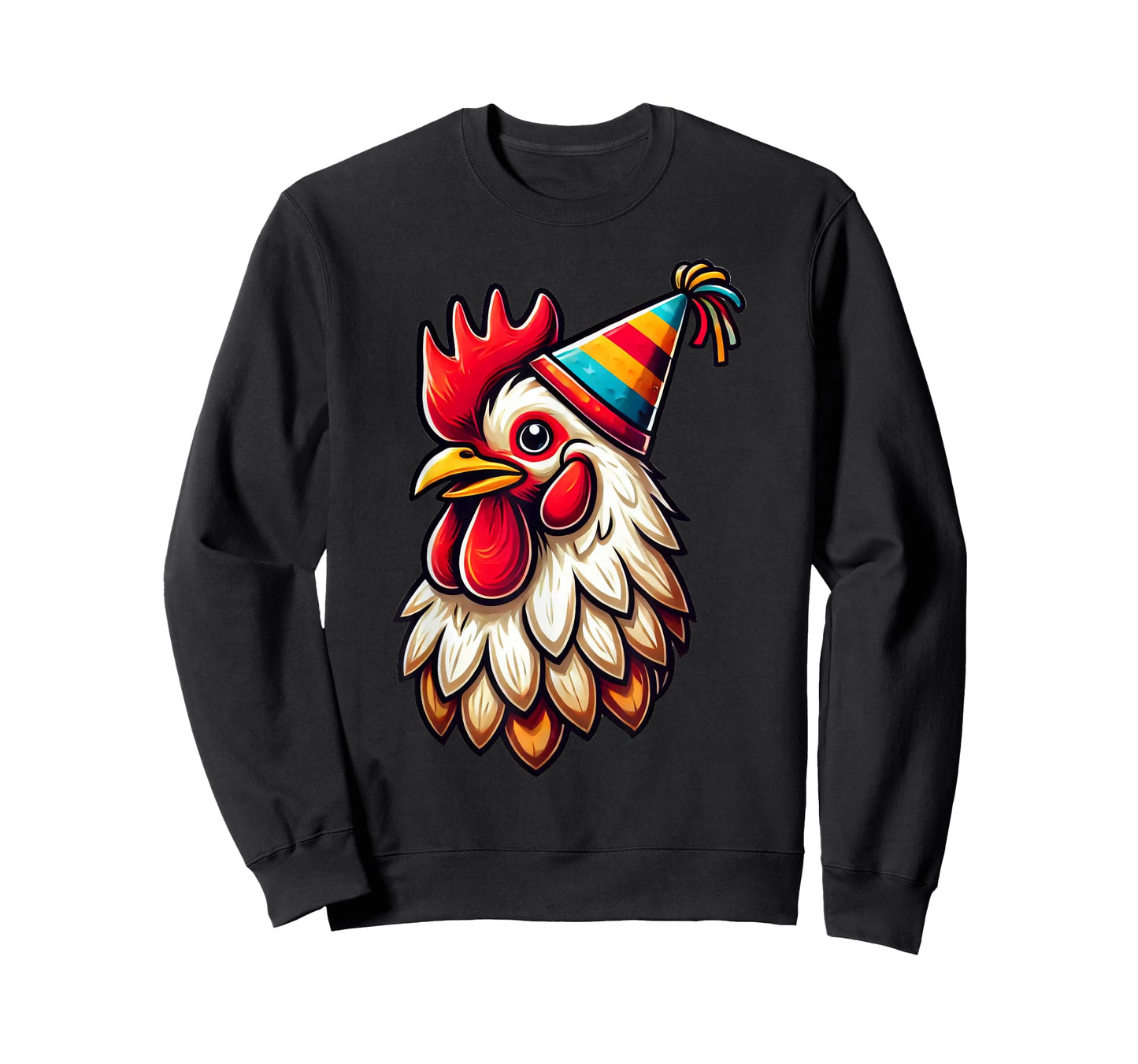Cute Chicken Birthday Party Hat T-Shirt