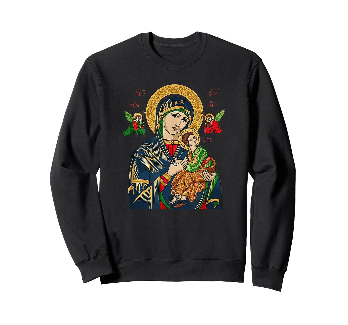 Our Lady of Perpetual Help Blessed Mother Mary Catholic T-Shirt