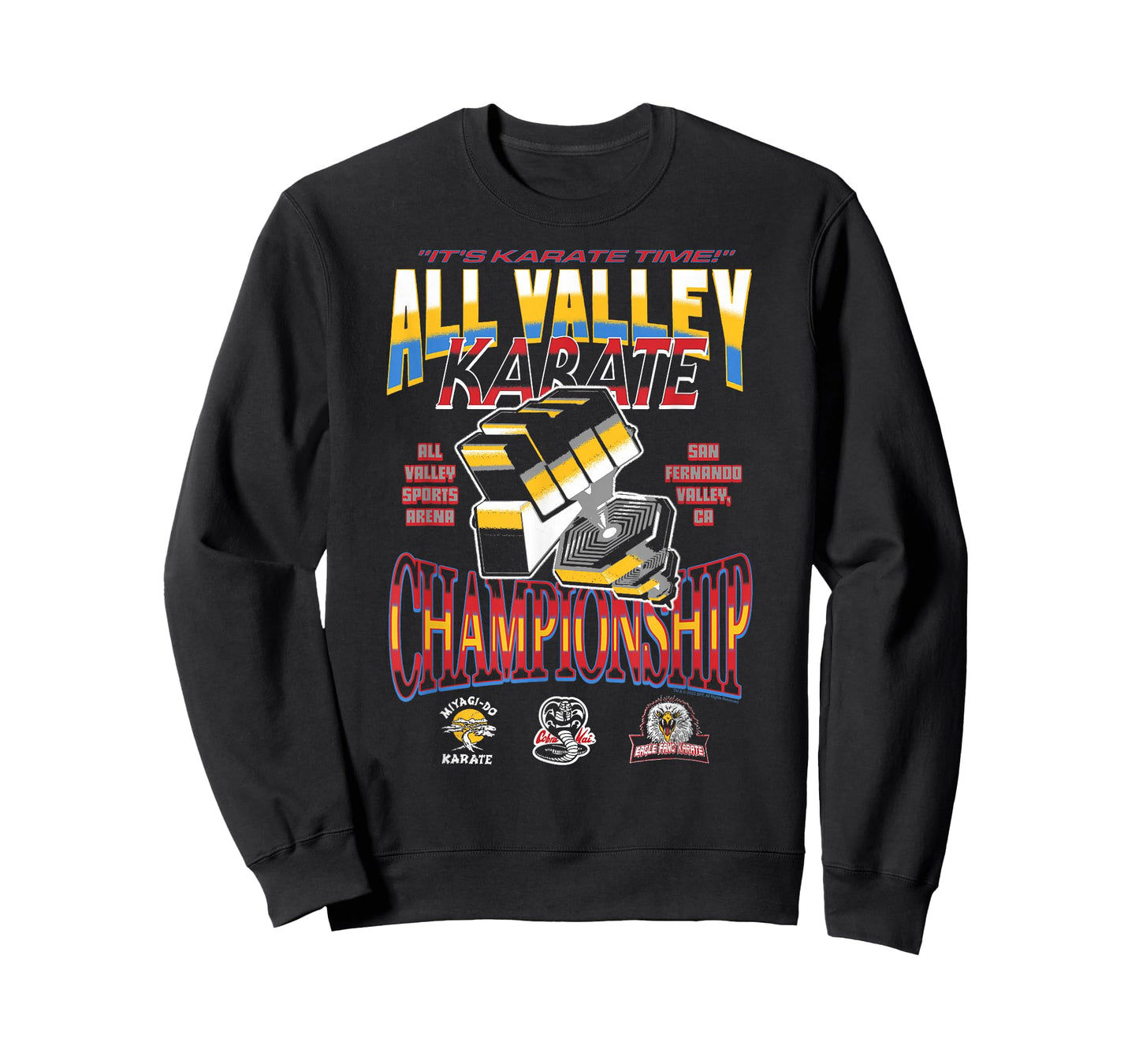 Cobra Kai All Valley Karate Championship Vintage TV Show T-Shirt