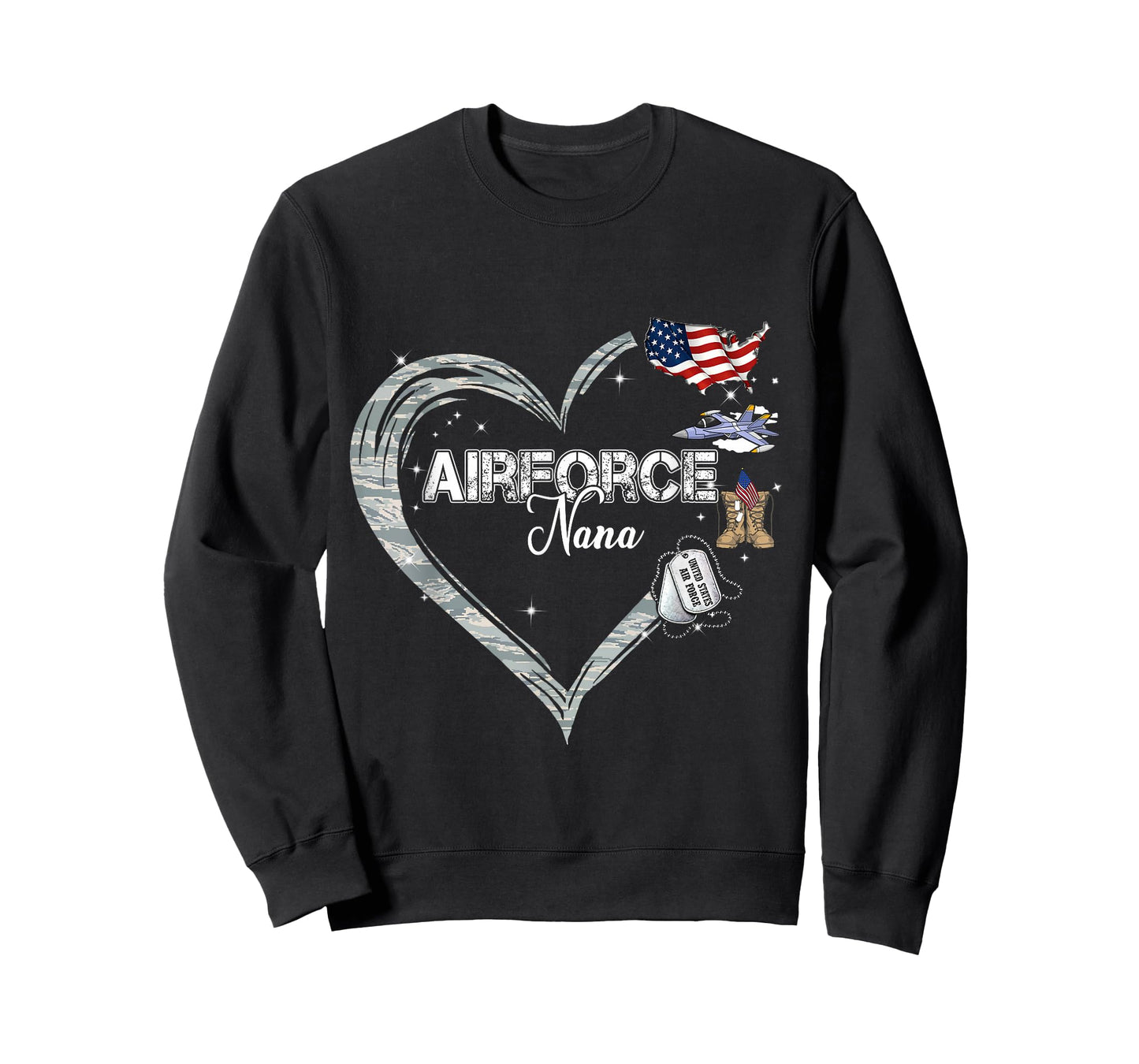 Proud Air Force Nana Air Force Graduation Nana USAF Nana T-Shirt