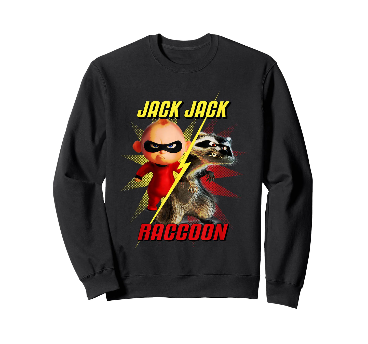 Disney Pixar The Incredibles 2 Jack-Jack vs. Raccoon Retro T-Shirt