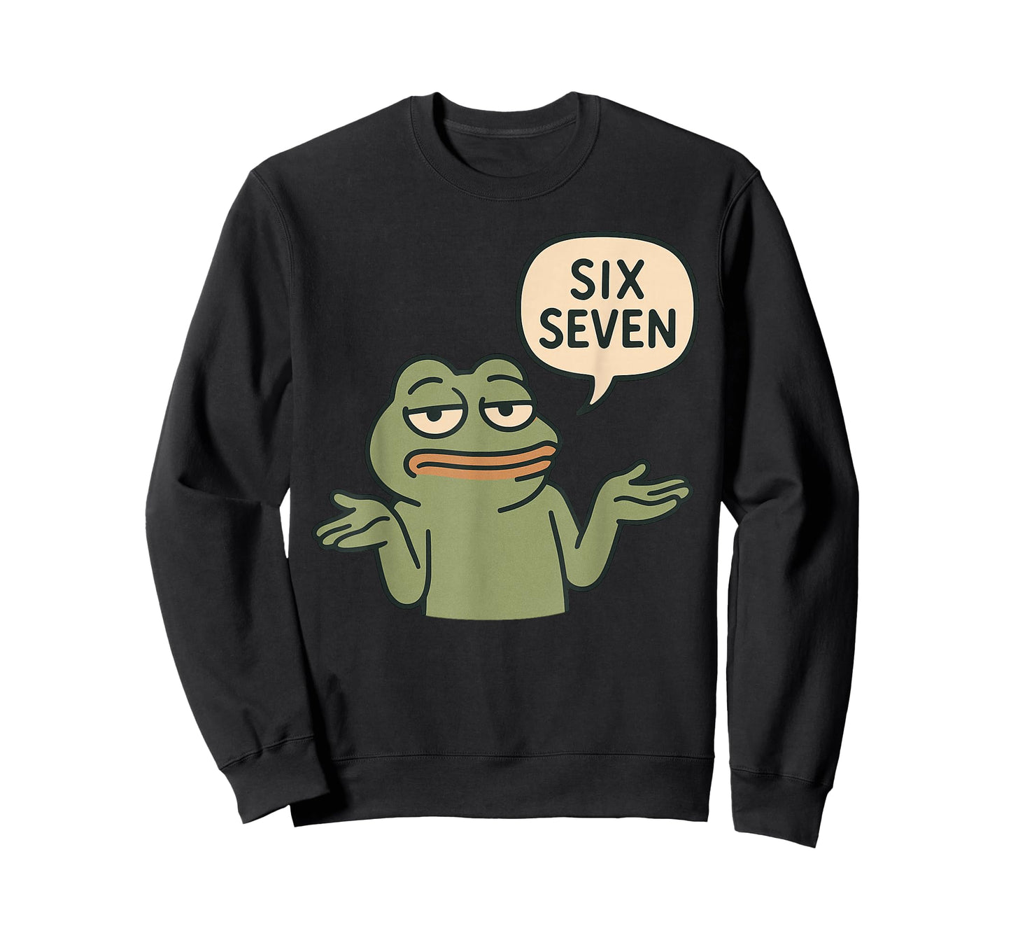 Funny 6-7 Frog Meme Brainrot Gaming Kids Humor T-Shirt