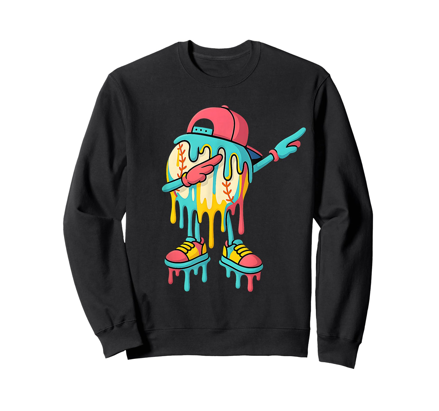 Baseball Lifestyle 101 Apparel Youth Baseball Drip Icecream T-Shirt
