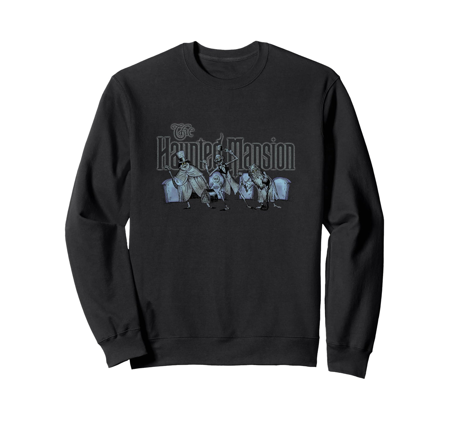The Haunted Mansion The Hitchhiking Ghosts Big Chest Poster T-Shirt
