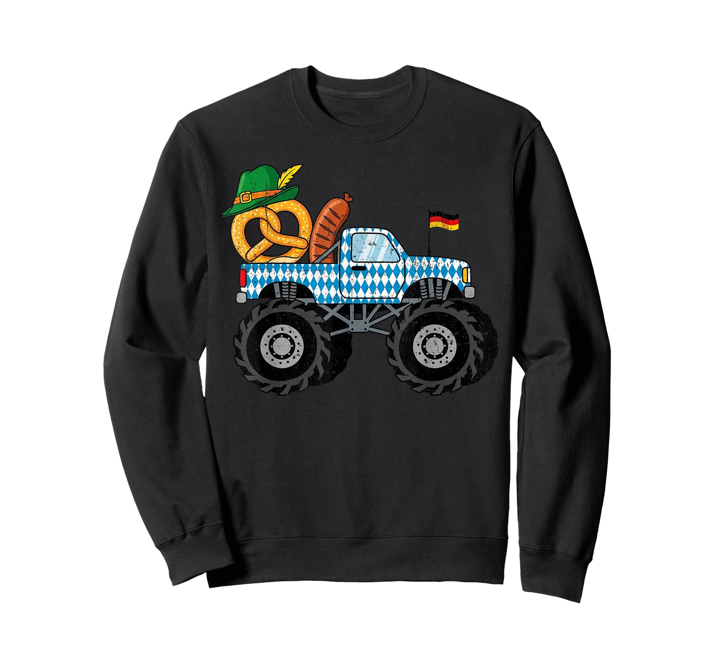 Oktoberfest Monster Truck German Boys Kids Toddler Youth Men T-Shirt