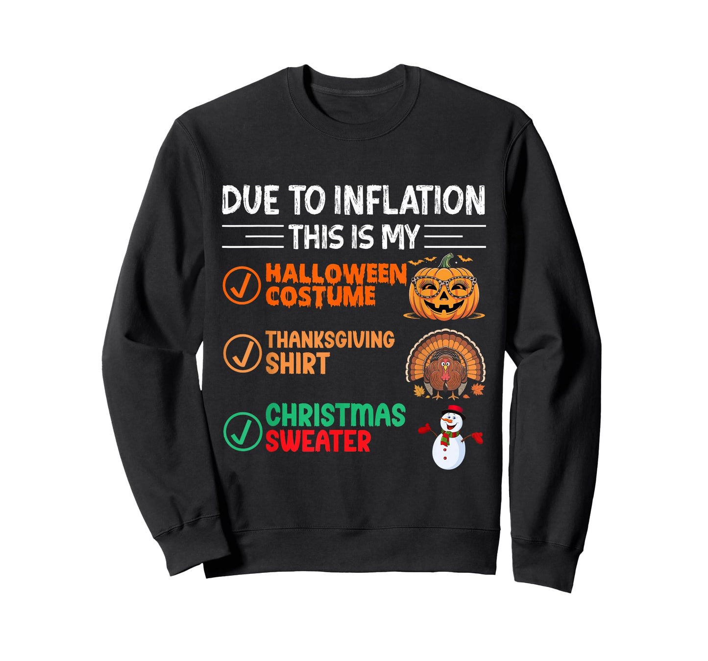Due to Inflation This is My Funny Halloween Costume T-Shirt