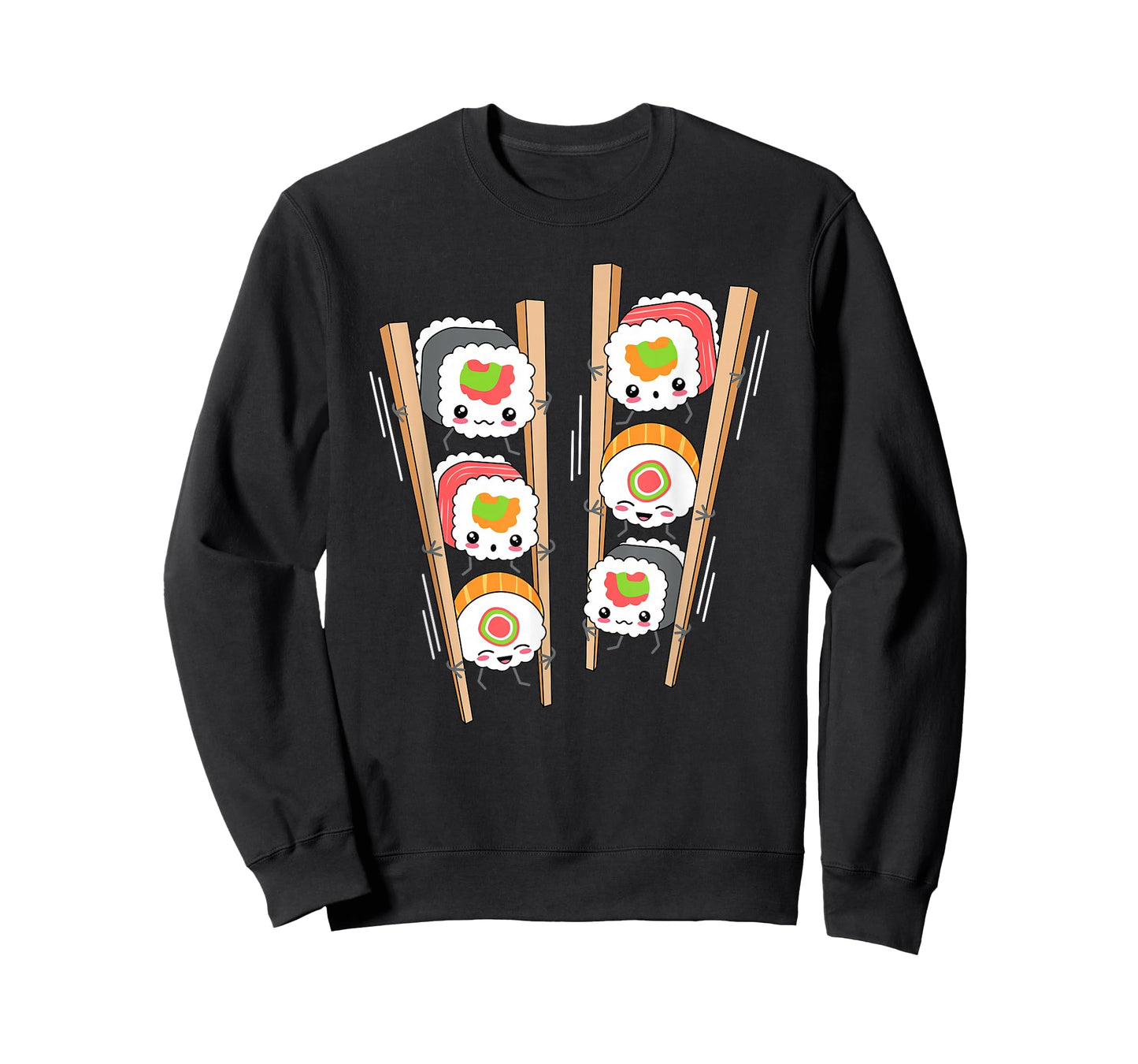 Funny Kawaii Sushi Japanese Sushi Anime Otaku Men Women Kids T-Shirt