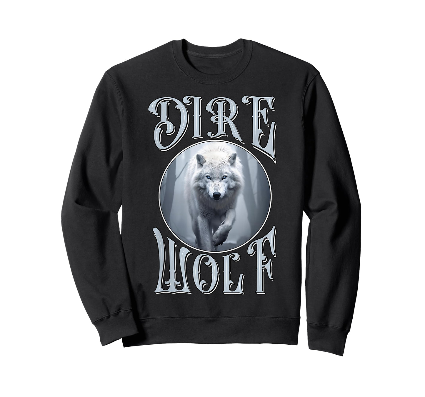 White Dire wolf reunion art for wildlife and wolves lovers T-Shirt