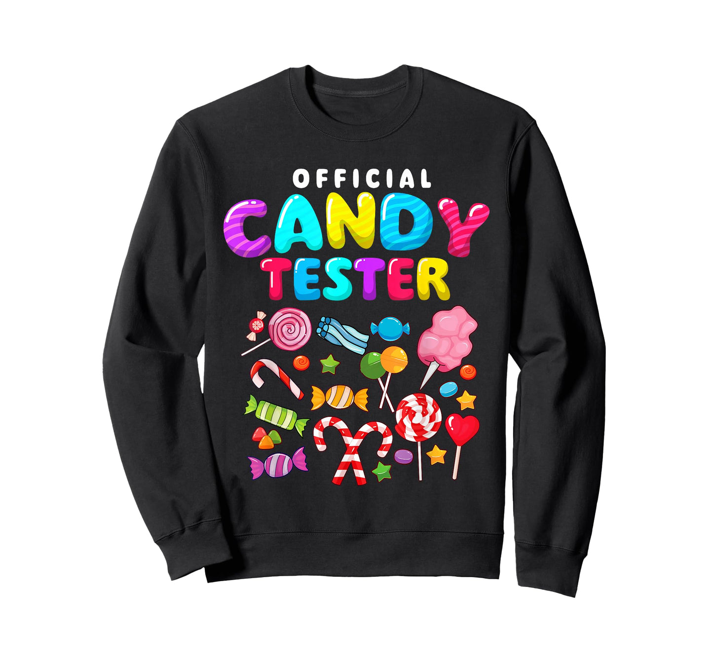 Official Candy Tester - Lollipop Candy Lovers Sweets T-Shirt