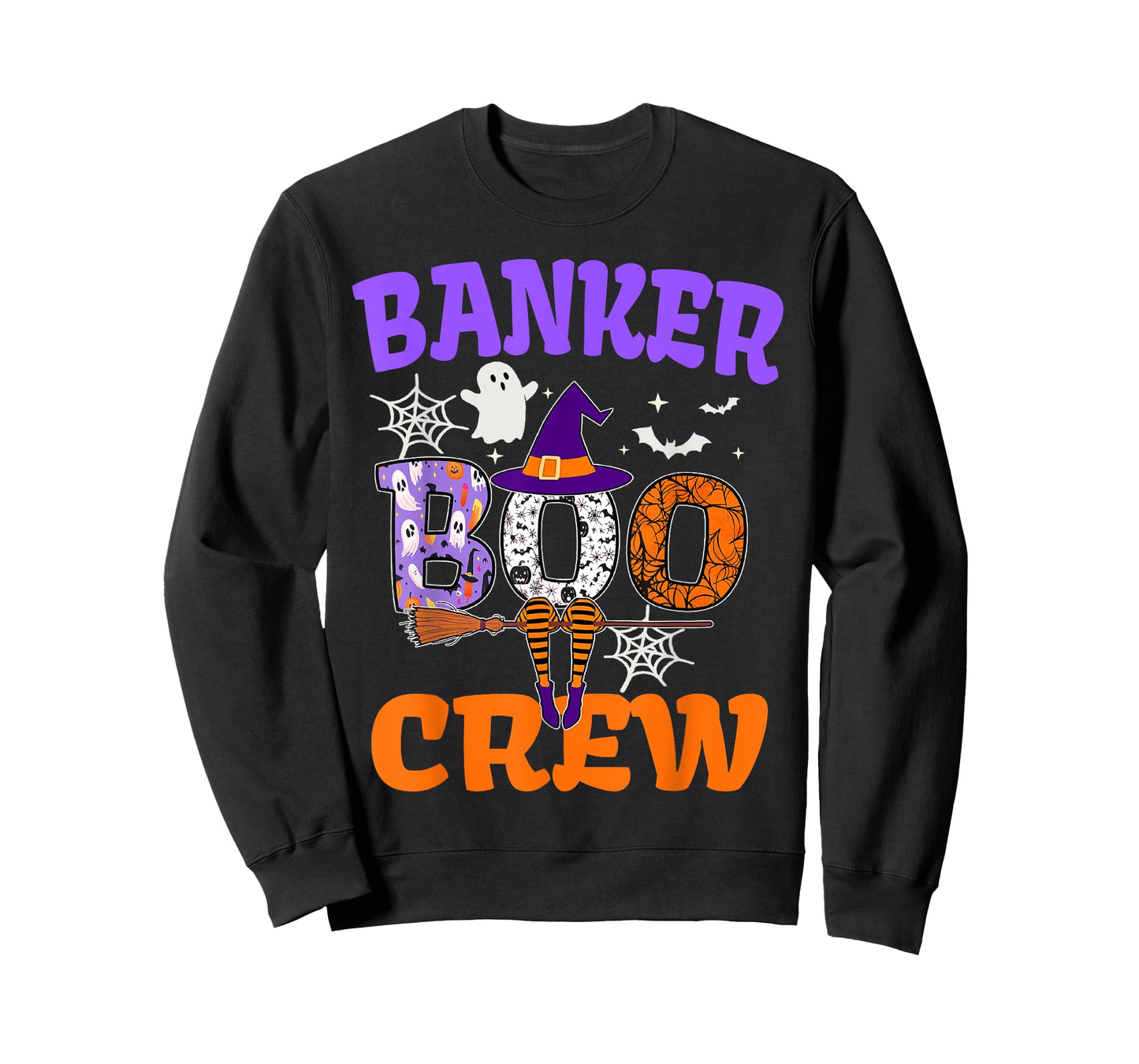 Banker Boo Crew Spooky Ghost Halloween Banking Squad Costume T-Shirt