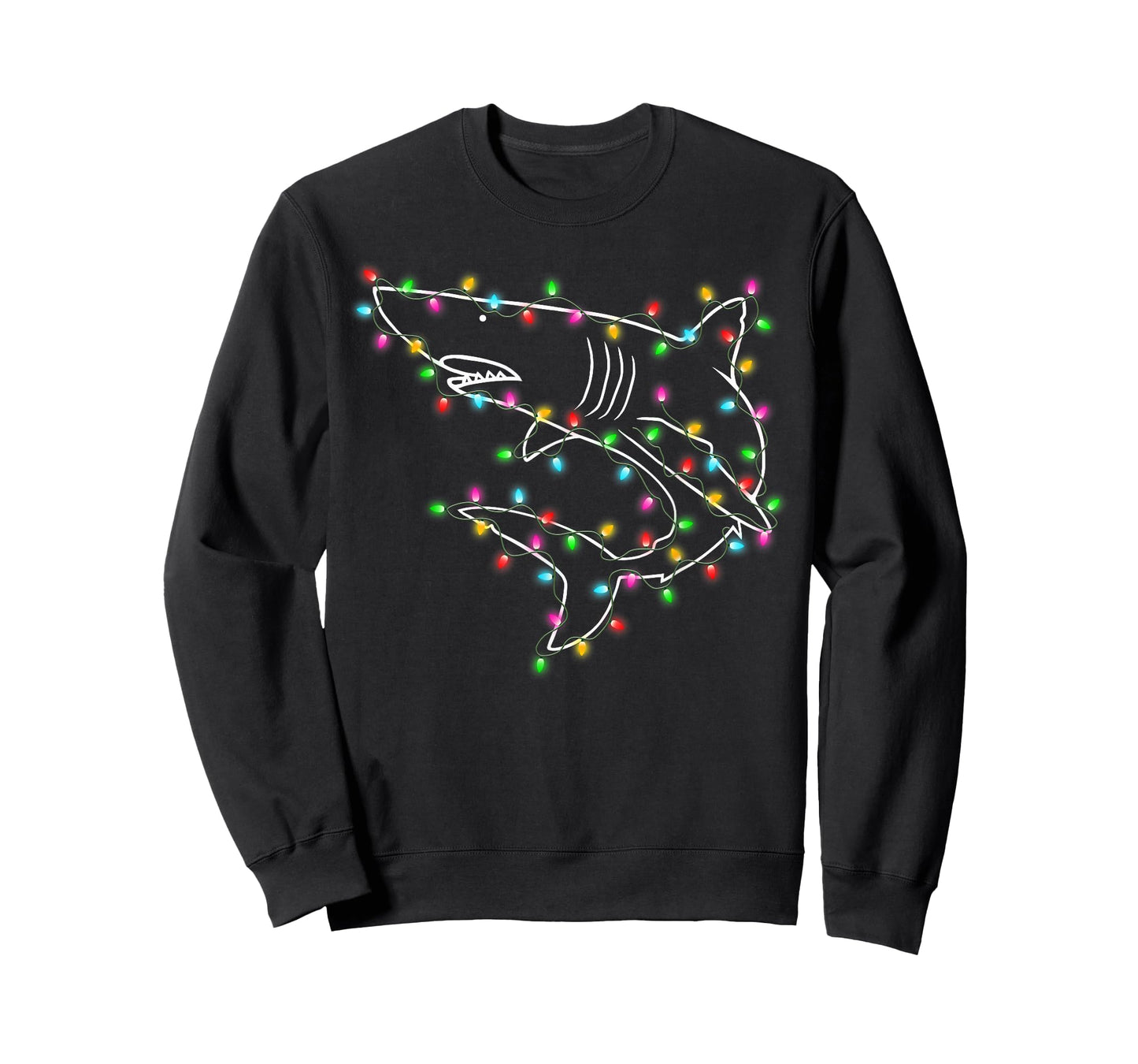 Sharks Tree Christmas Sweater Xmas Pet Animal Shark Lover T-Shirt