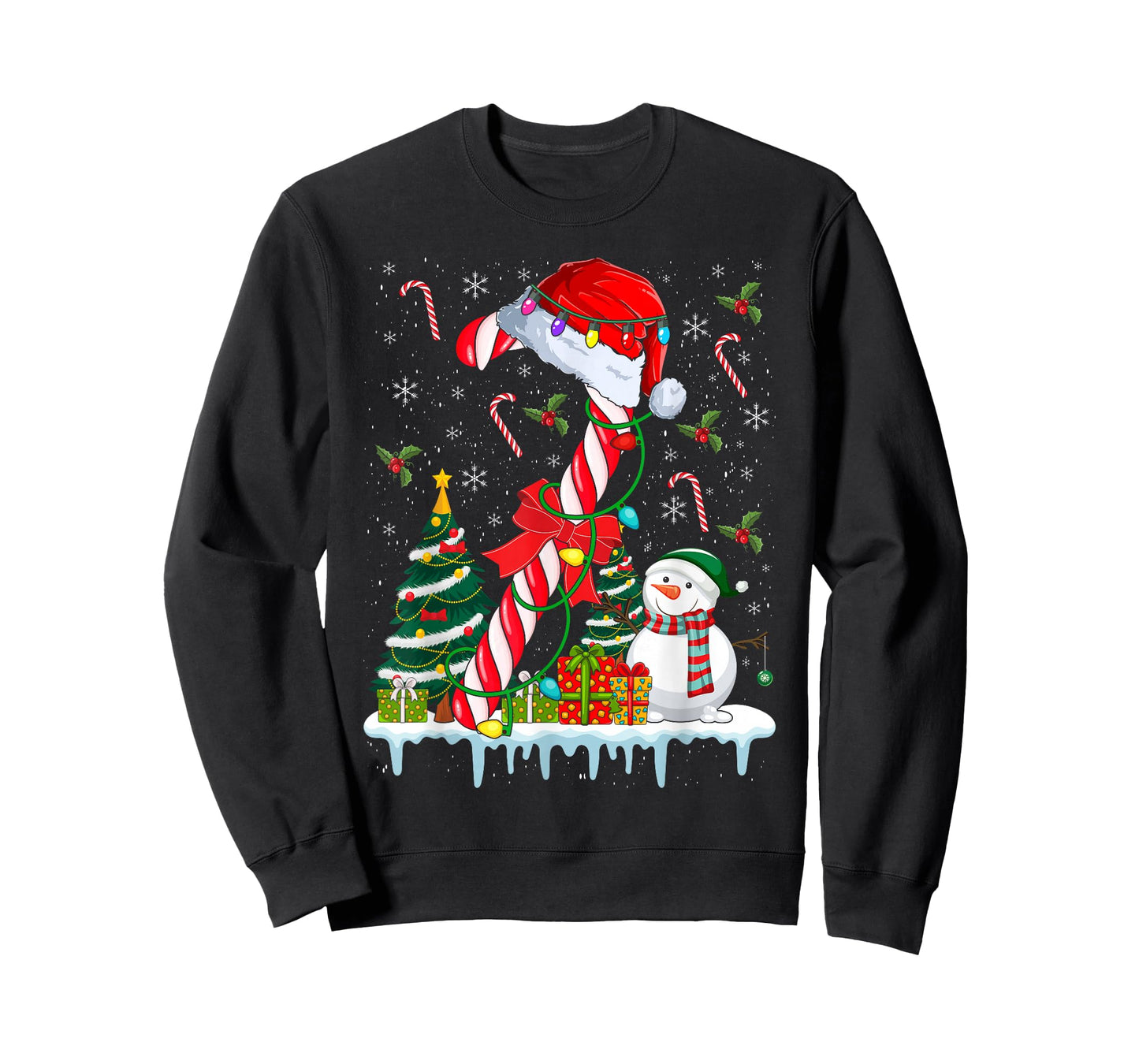 Christmas Candy Cane Lover Gift Co. Candy Cane Crew Christmas Matching Costume Xmas Group Unisex Family/Group T-Shirt