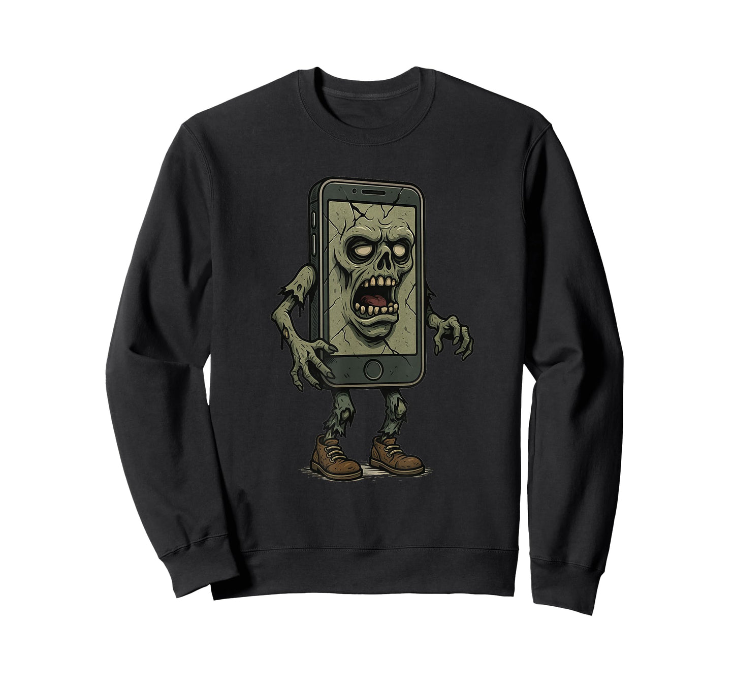 Funny Smartphone Zombie Costume for Boys and Girls T-Shirt