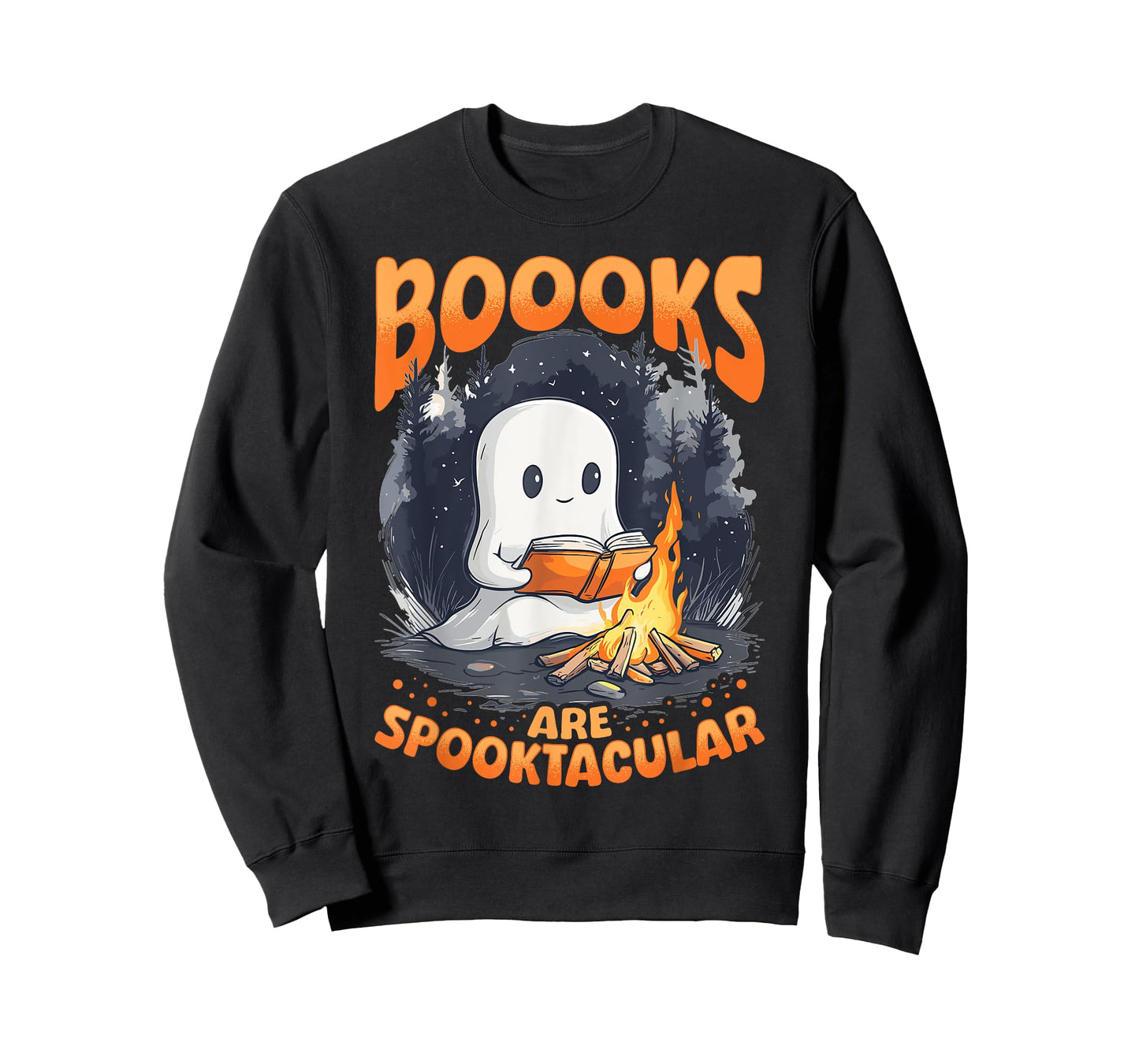 Funny Teacher Halloween Ghost Reading Book Animal Boooks Are T-Shirt