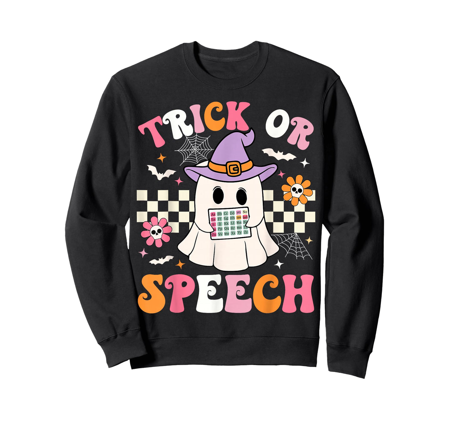 Trick or Speech Funny SLP Halloween Speech Therapy Halloween T-Shirt