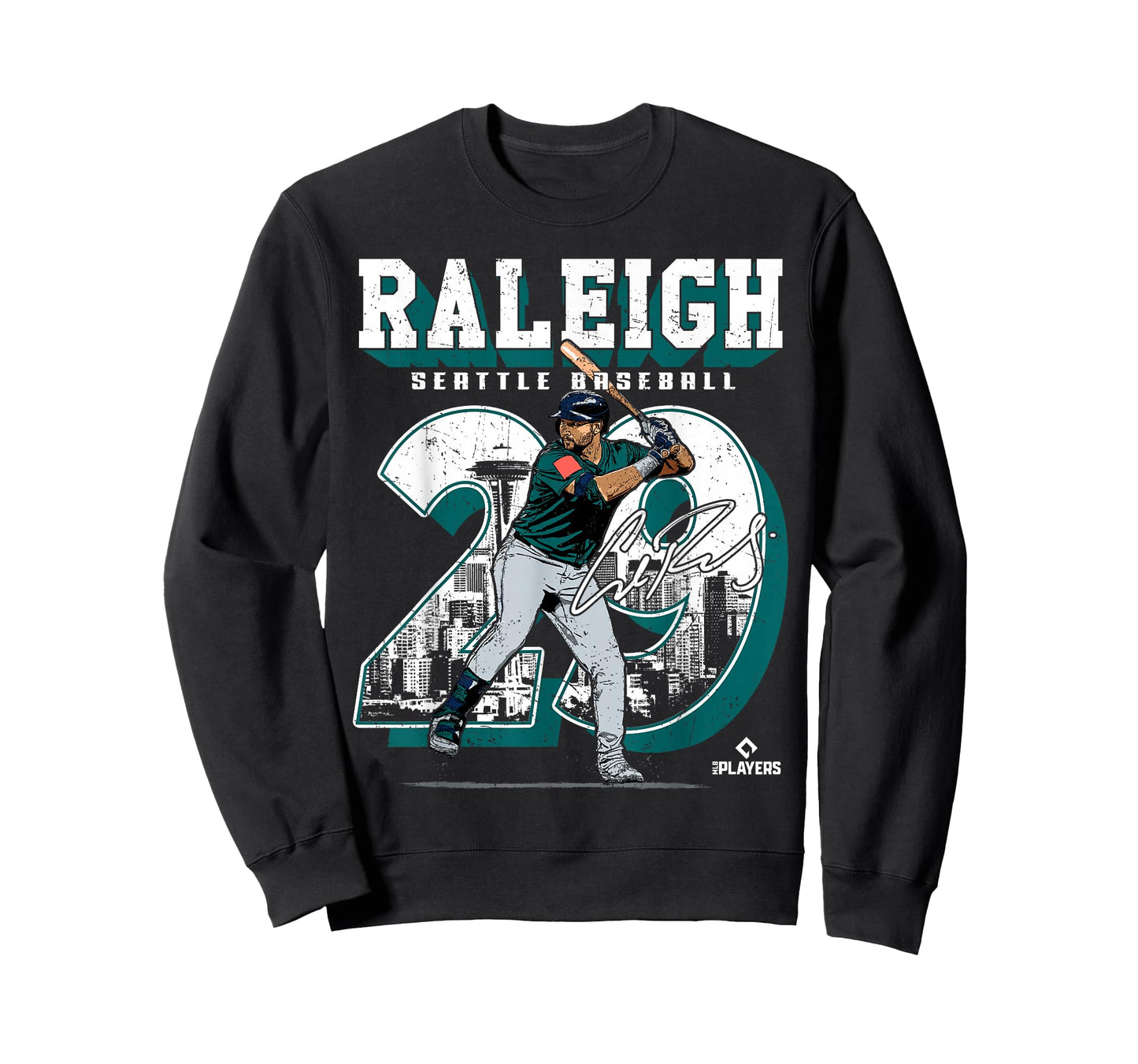 Cal Raleigh | Seattle MLB Baseball Players | MLBCRA201M T-Shirt