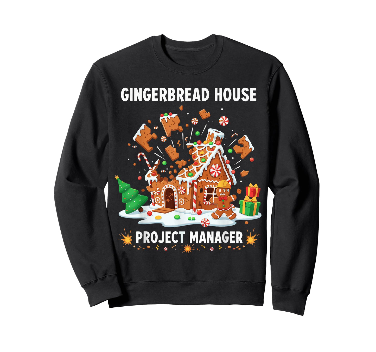 Gingerbread Man Costume, Gingerbread House Project Manager T-Shirt
