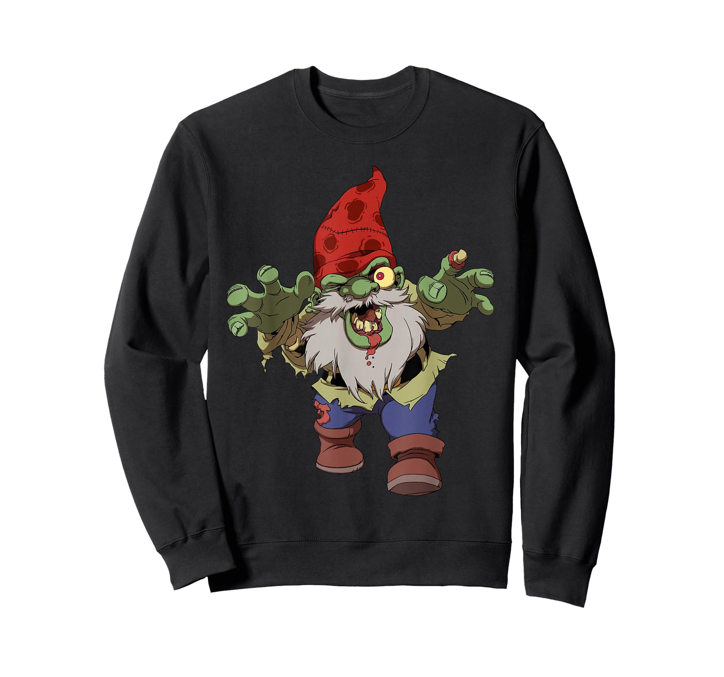 Zombie Gnome Funny Halloween Men Women T-Shirt