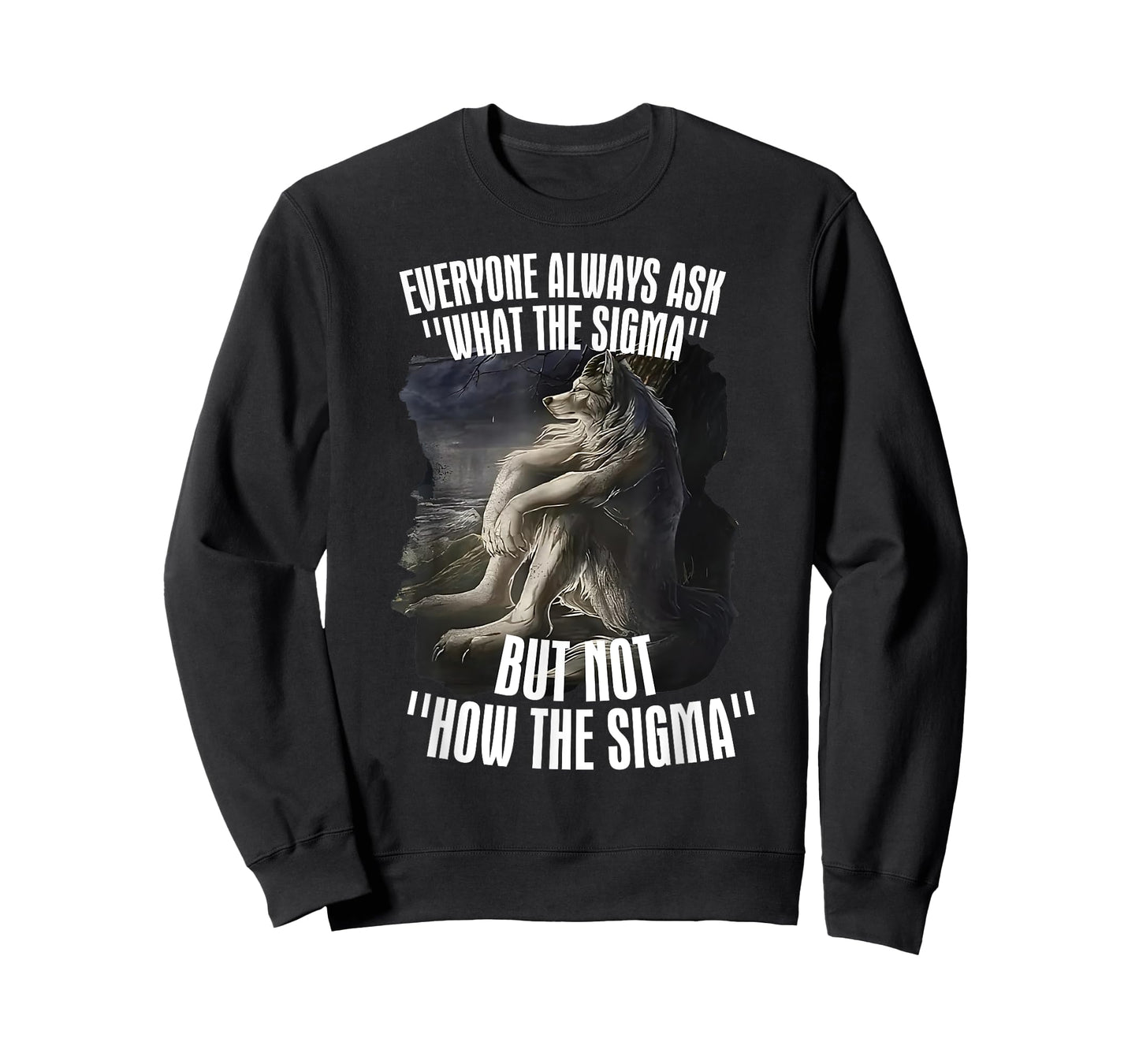 Everyone Asks What Sigma But Not How's Sigma Meme Humorous T-Shirt