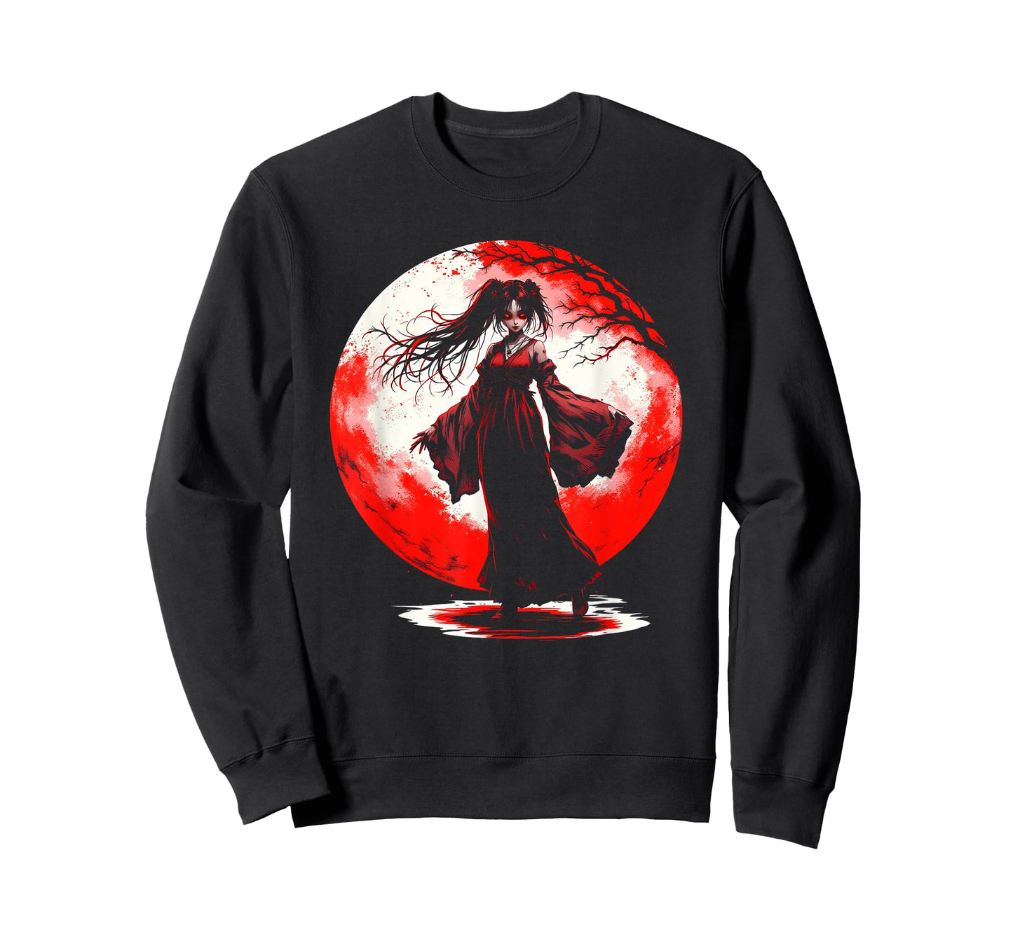 Horror Anime Manga Tee I Gothic Outfit I Japanese Chibi Girl T-Shirt