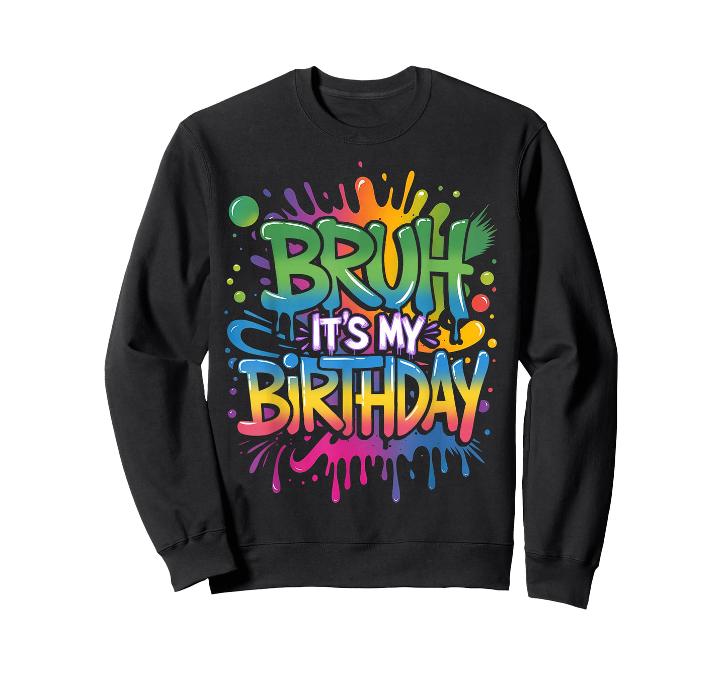 Bruh It's My Birthday Funny Birthday Boy Teen Gamer Meme T-Shirt