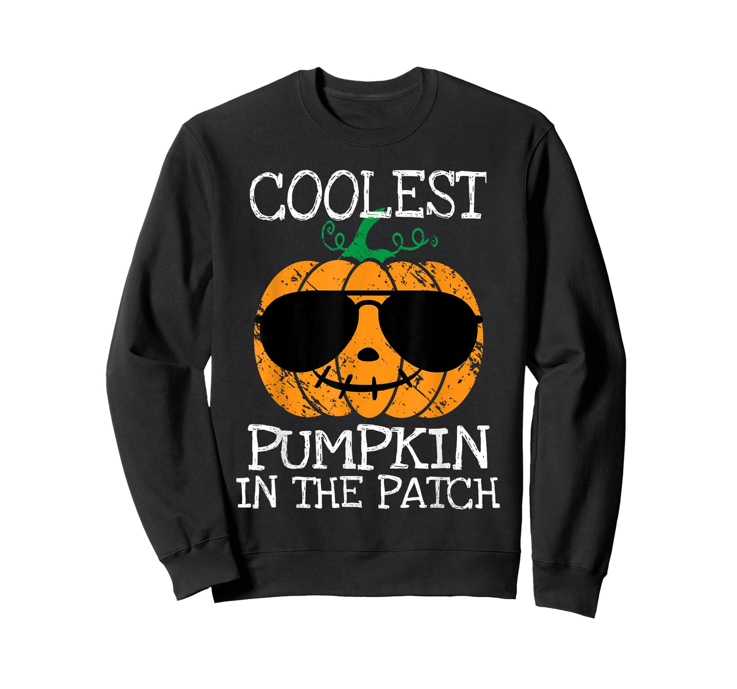 Kids Coolest Pumpkin In The Patch Halloween Boys Girls Teens T-Shirt