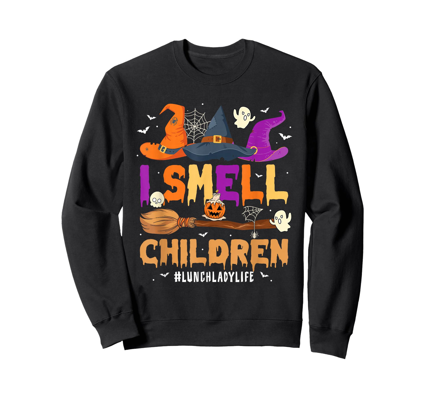 I Smell Children Lunch Lady Life Halloween for Lunch Lady T-Shirt