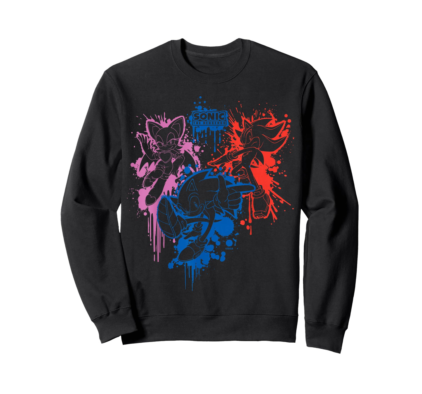 Sonic the Hedgehog - Spray Paint (Rouge, Sonic, Shadow) T-Shirt