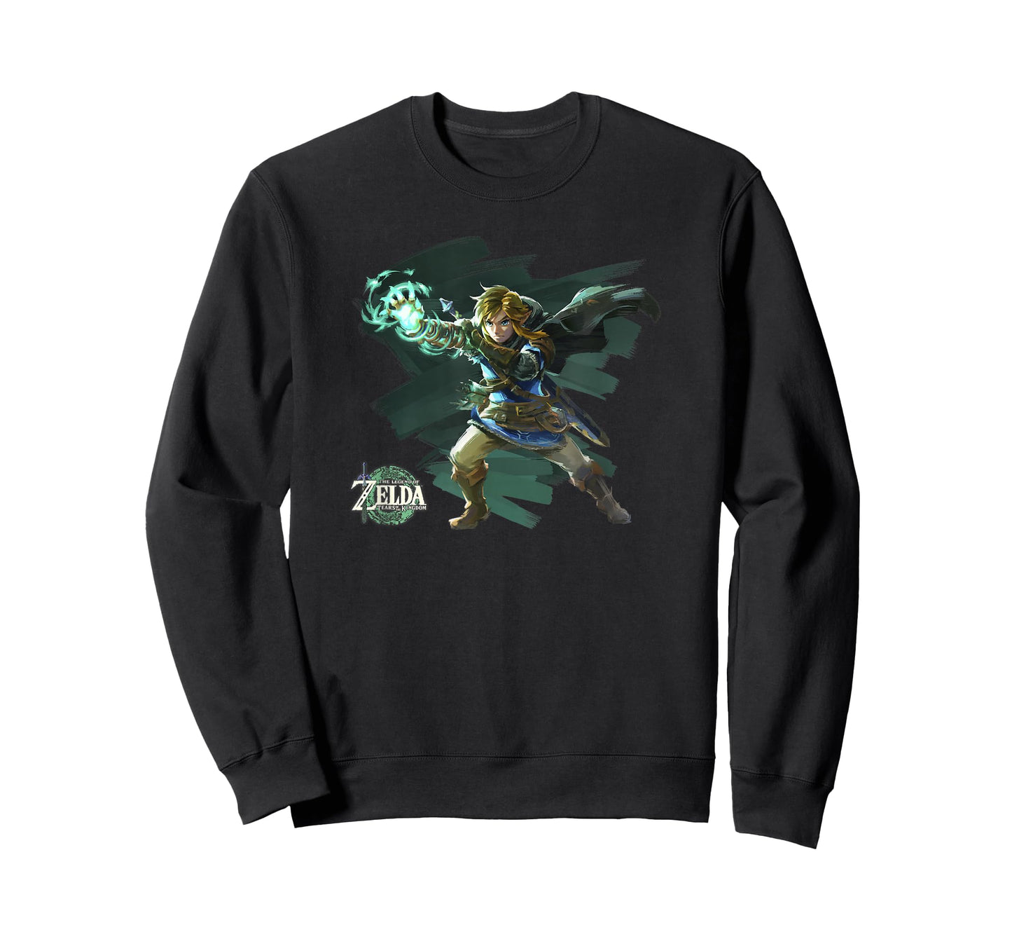 The Legend of Zelda Tears Of The Kingdom Link Brush Art T-Shirt