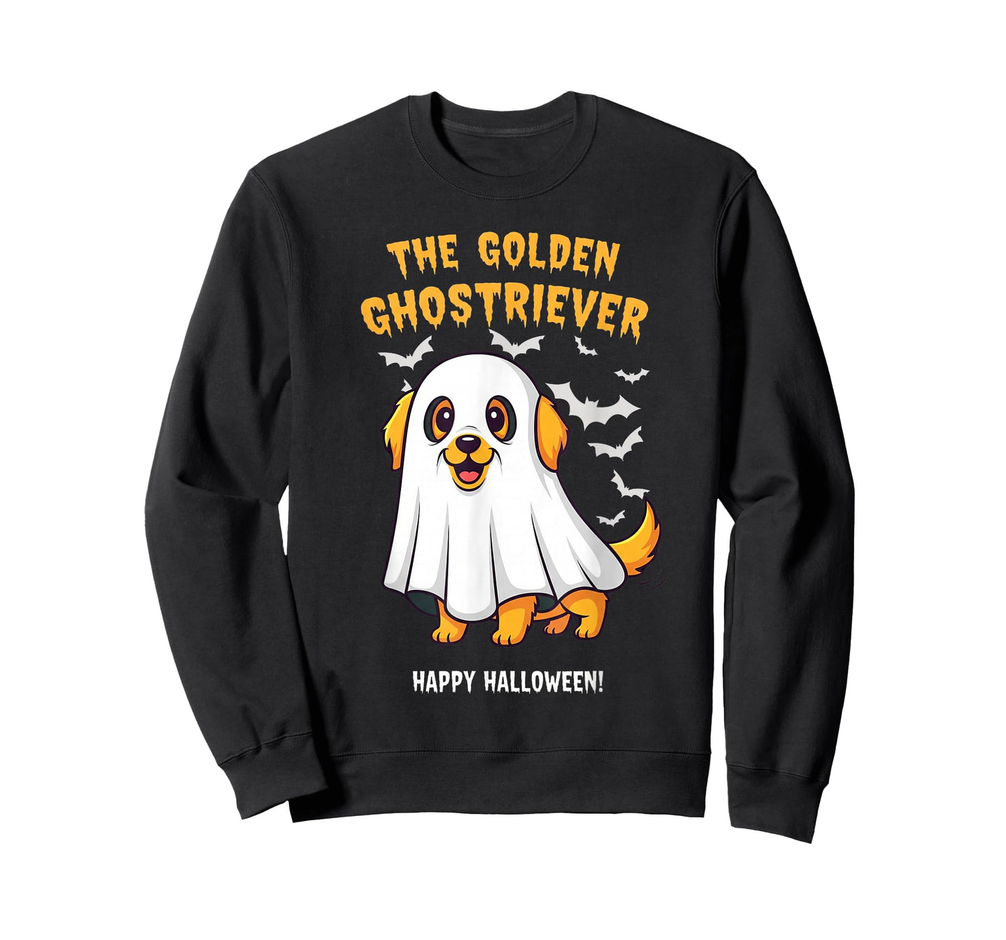 Halloween Ghostriever Funny Golden Retriever Dog Ghost Mom T-Shirt