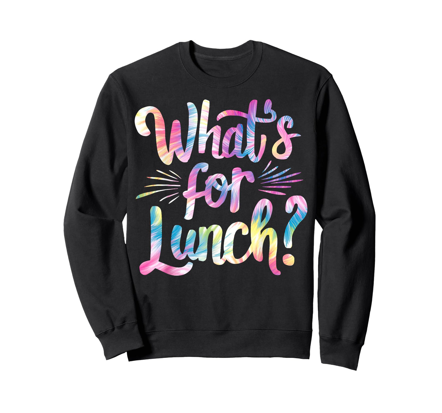Lady What's For Lunch? Cooking And Kitchen Tie Dye T-Shirt