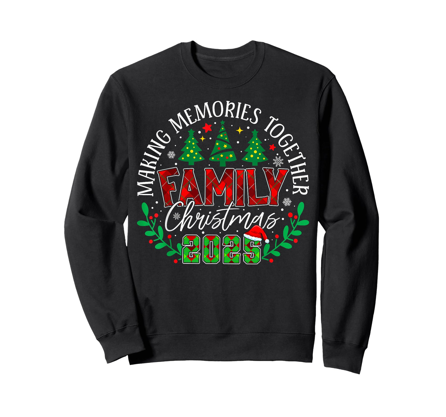 Matching Family Christmas 2025 Making Memories Together T-Shirt