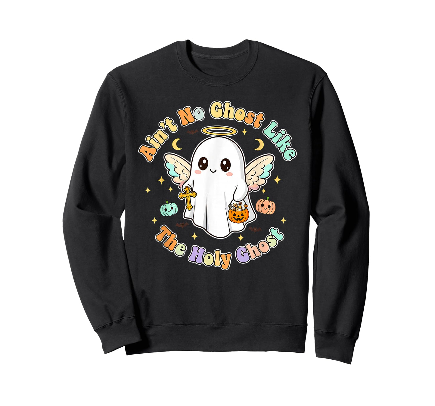 The Only Ghost I Know is The Holy Ghost Halloween Boo Bible T-Shirt