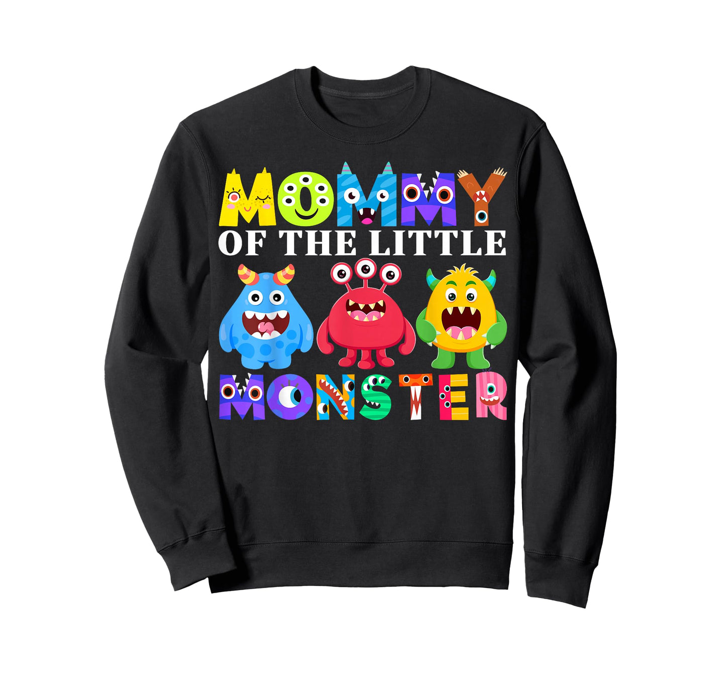 Mommy Little Monster Kids 1st Birthday Party Family Monster T-Shirt