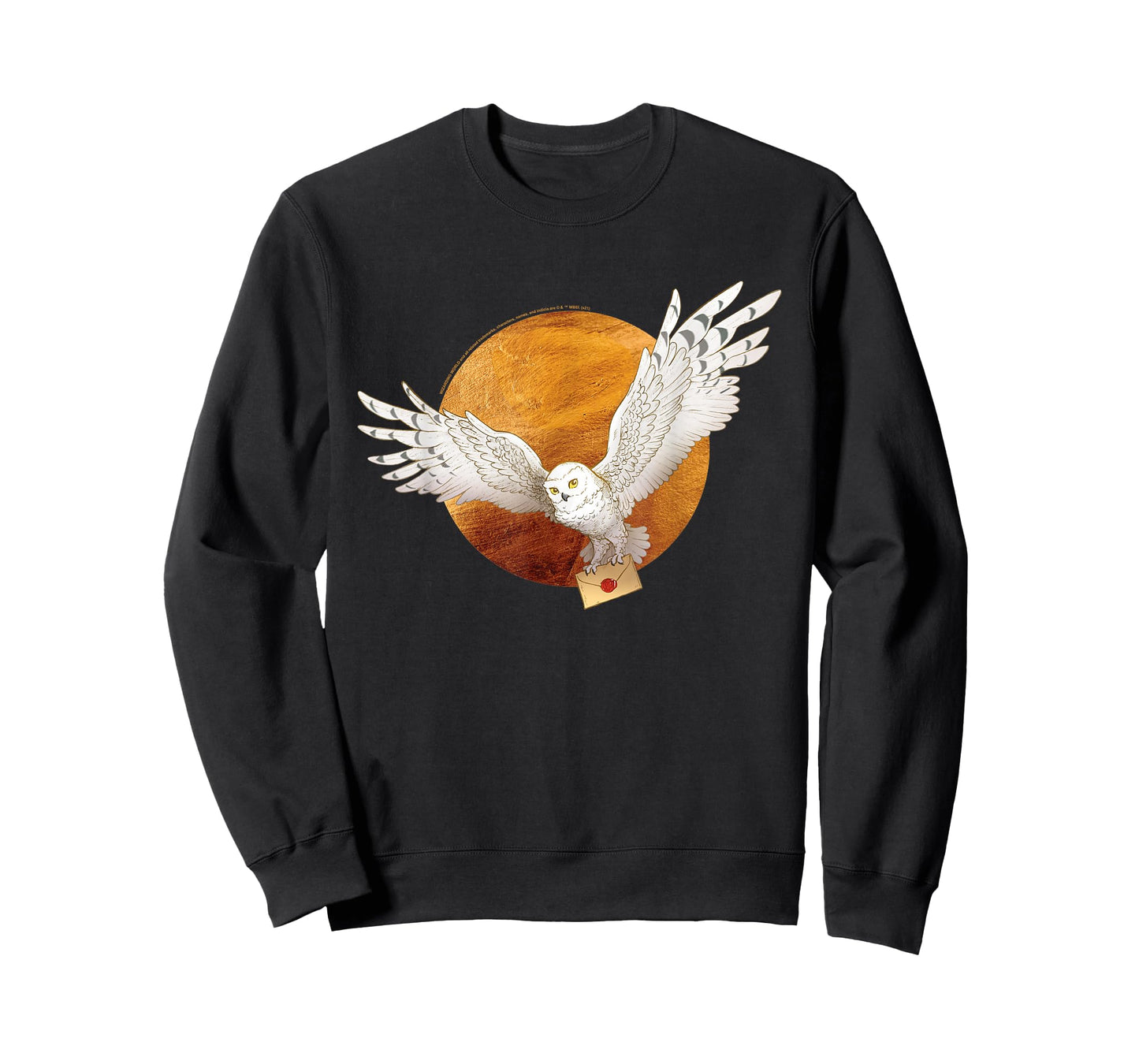 Harry Potter Hedwig and The Moon T-Shirt Small